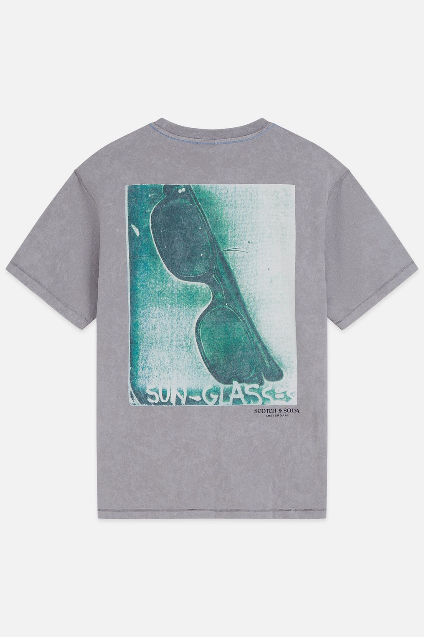 BASQUIAT FRONT AND BACK ARTWORK RELAXEDFIT TSHIRT LIGHT PAST 2