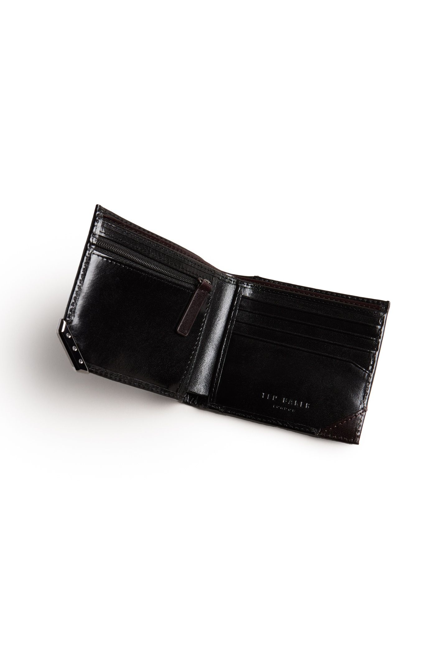 MXW KORNERR METAL CORNER BIFOLD COIN WALLET BLACK 2