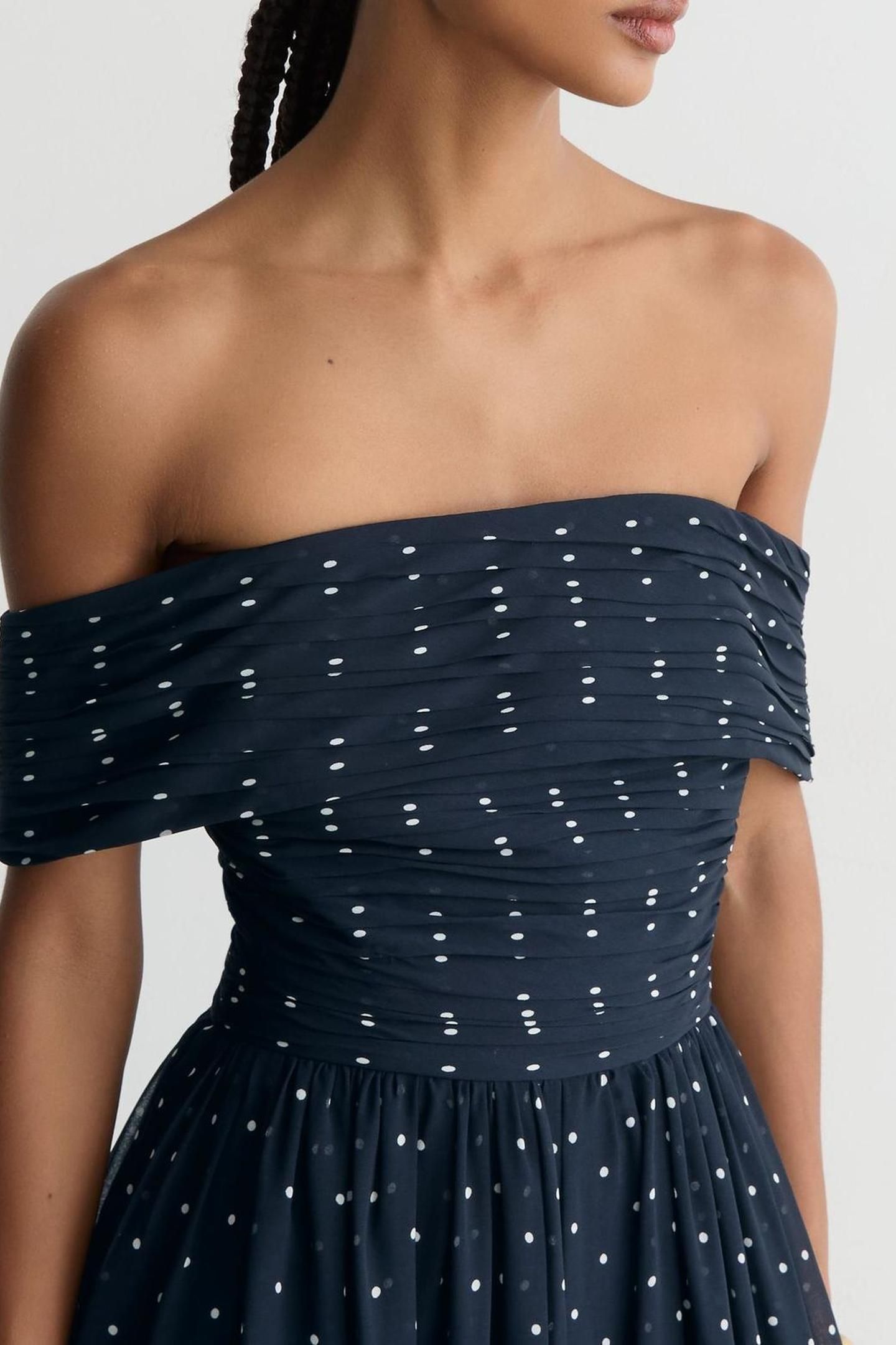 POLKA DOT JUMPSUIT NAVY/IVORY 6