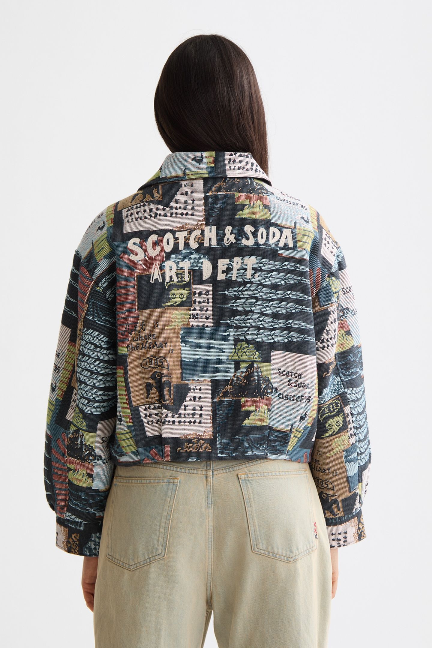 COLLAGE JACQUARD JACKET ART DEPT COLLAGE MULTICOLOR 2