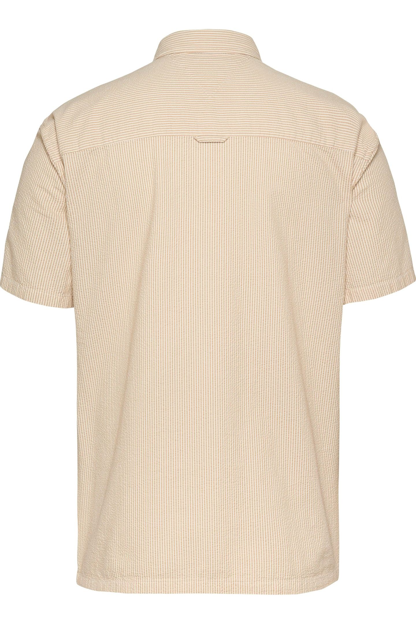 TJM REG SEERSUCKER SHIRT RELIC TAN STRIPES 2