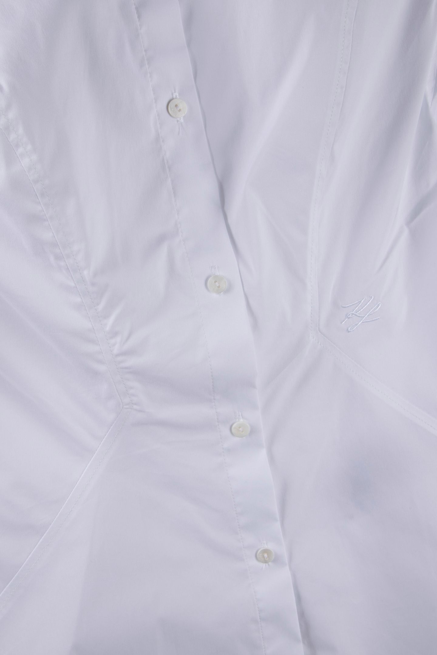STUDIO POPLIN STRETCH BLOUSE WHITE 4