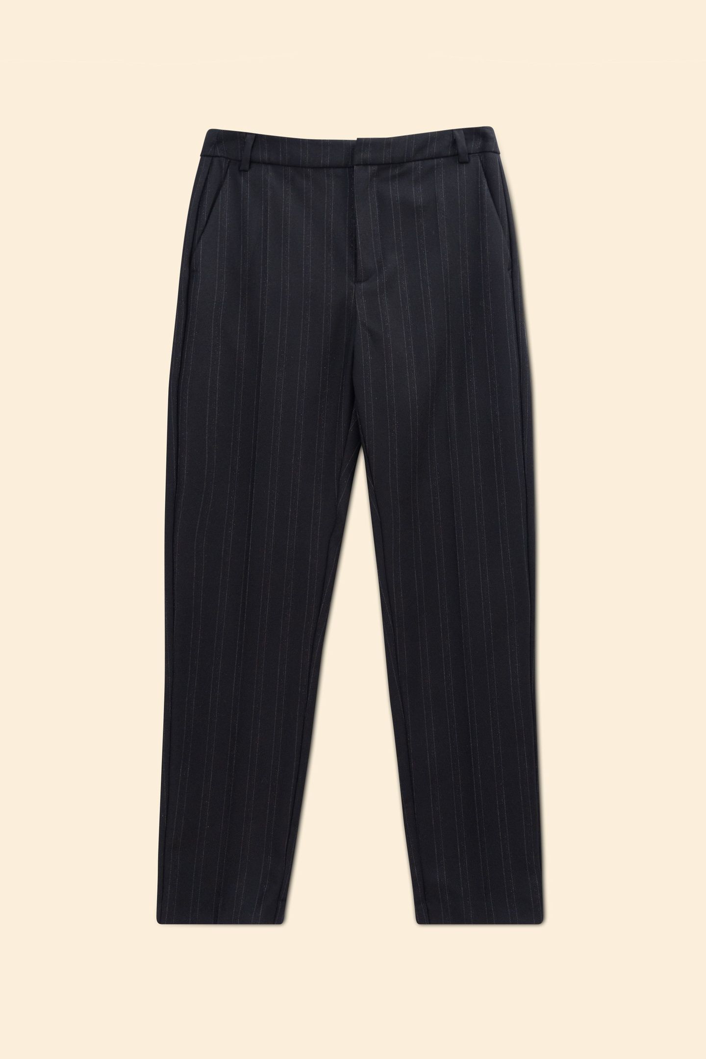 BLACK STRIPED SUIT TROUSERS LAURENCE 4