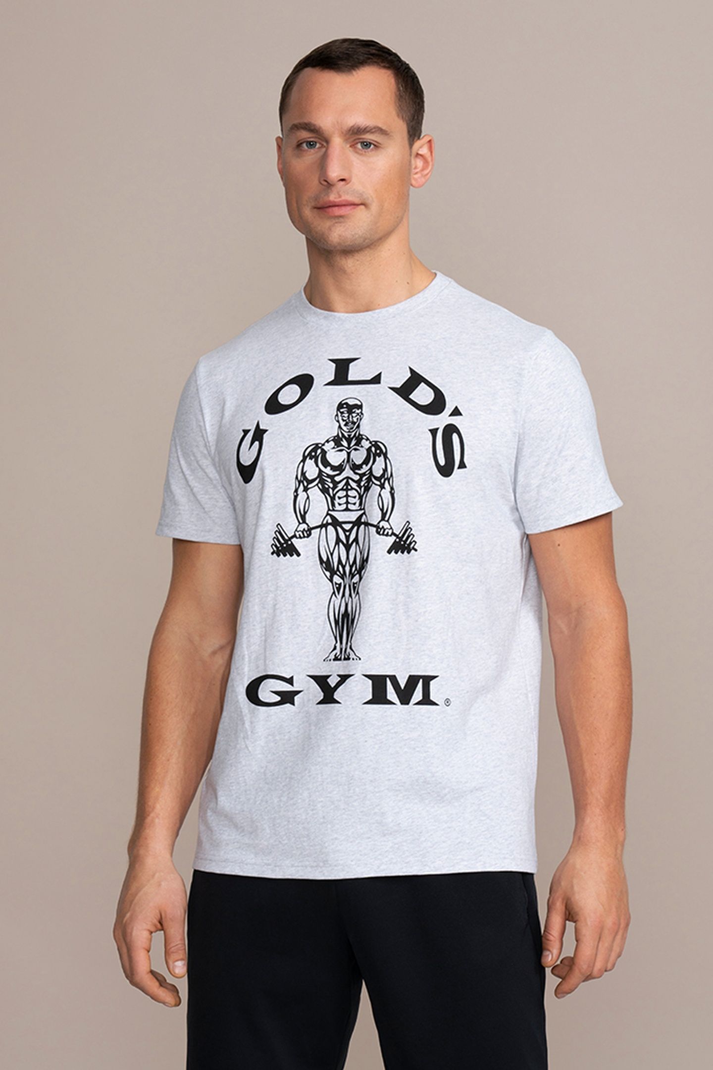 MUSCLE JOE CREW NECK TEE GREY 2
