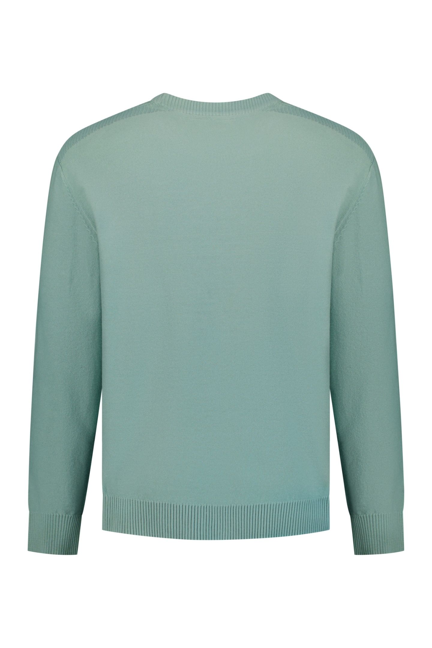PULLOVER CREWNECK SHOULDER DETAIL DUSTY BLUE 5