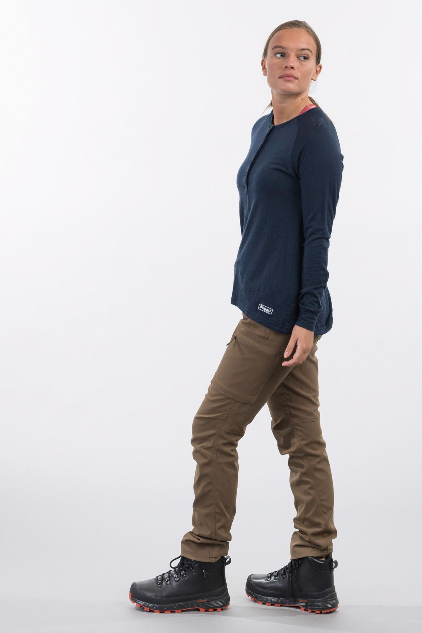 LYSEBU WOOL W HENLEY NAVY BLUE 4