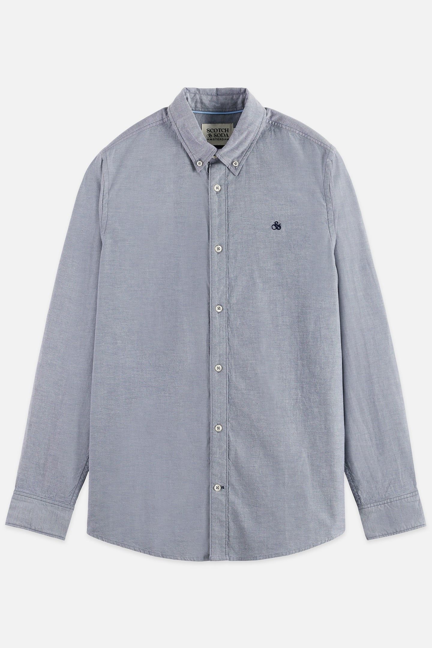 SEASONAL CORE SOLID OXFORD REGULAR-FIT SHIRT NAVY 4