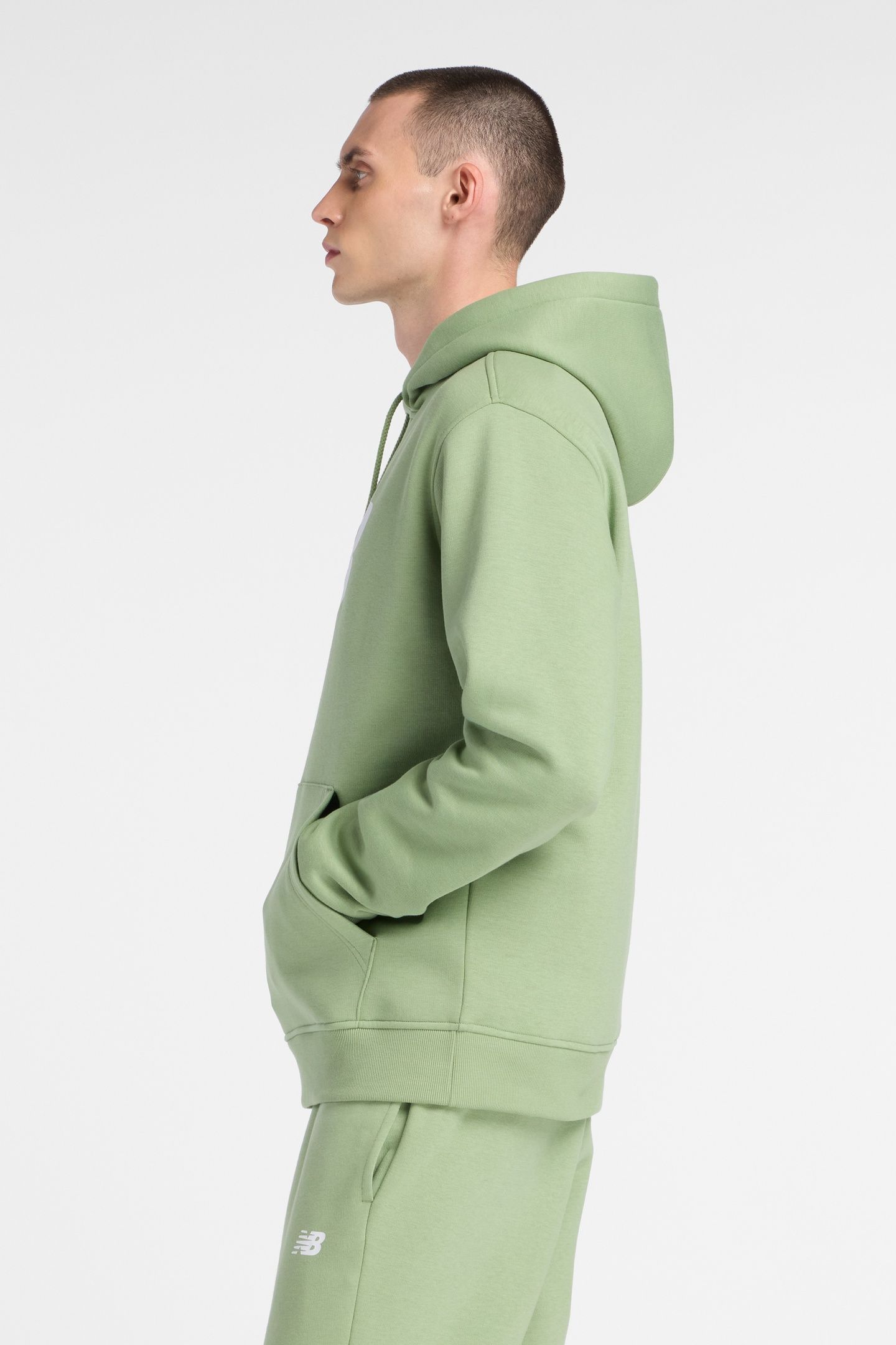 SPORT CORE BRUSHED HOODIE OREGANO 3