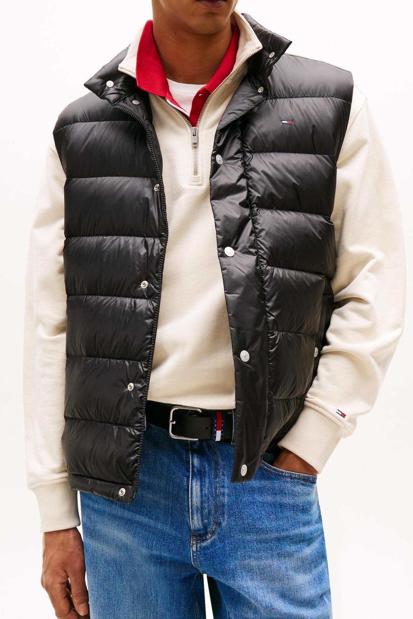 TJM LIGHT DOWN VEST BLACK 1