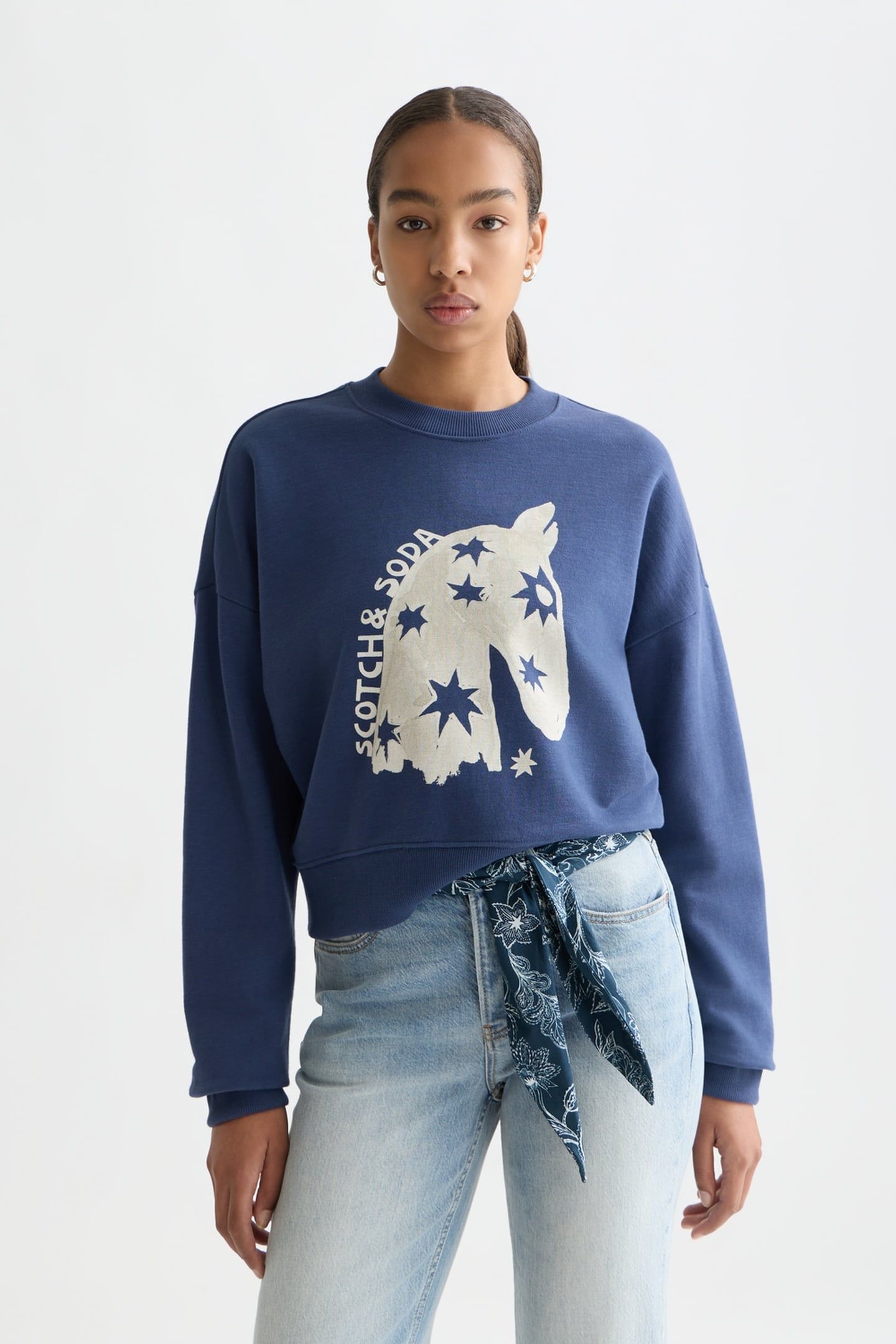 ARTWORK RELAXED-FIT SWEATSHIRT OCEANA 1