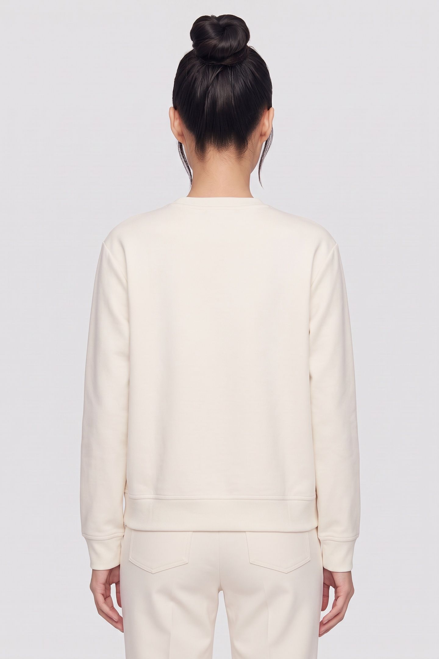 KARL DAILY SWEATSHIRT CANNOLI CREAM 2