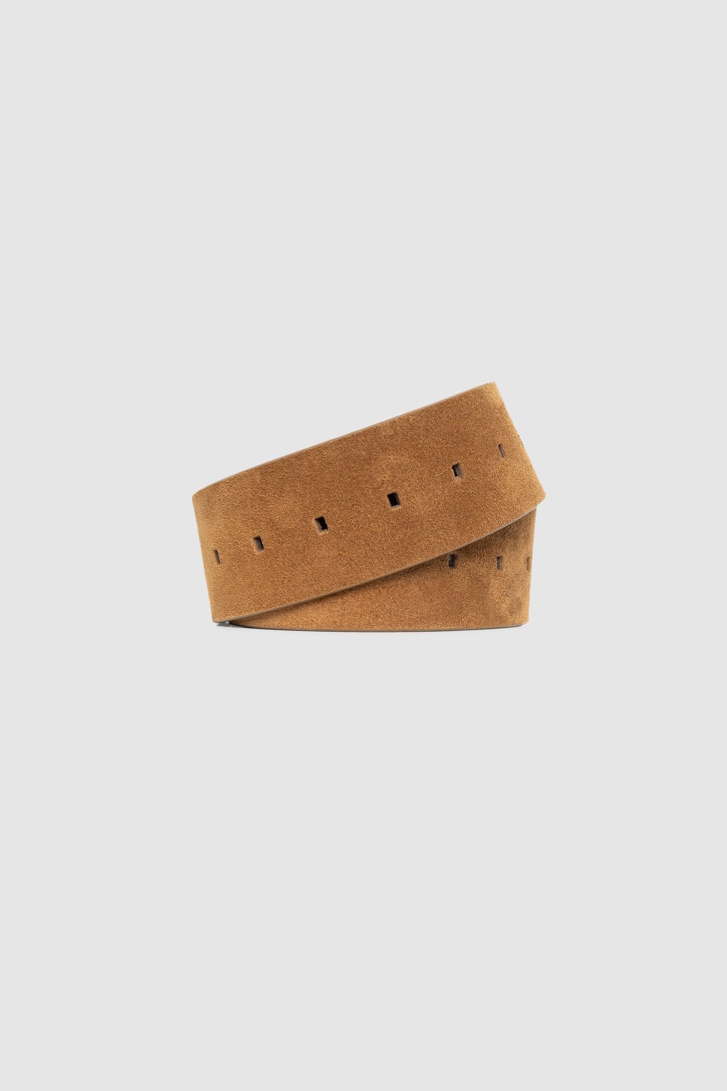 BEIGE SUEDE WIDE BELT 2