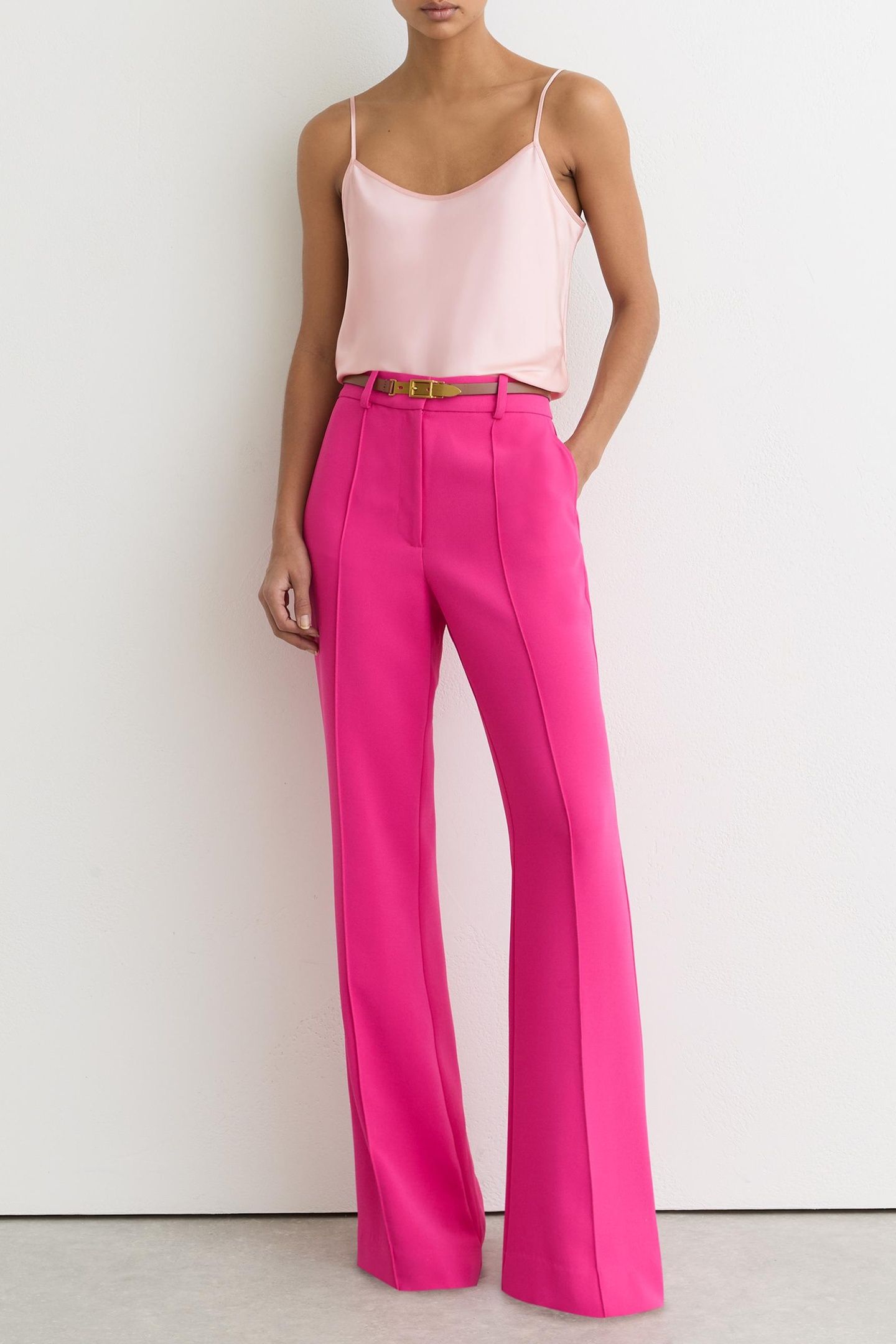 SILK CAMI PINK 1