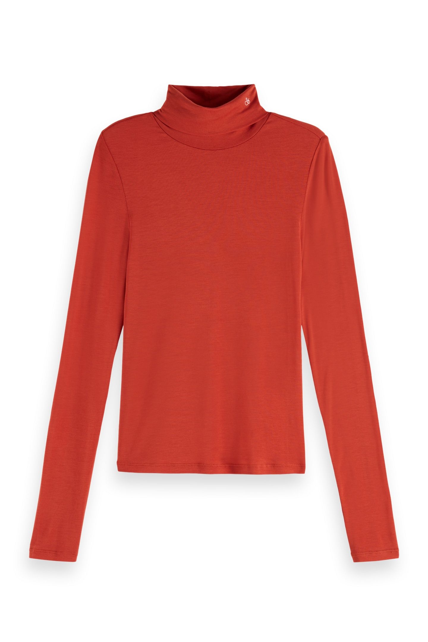 ROLL UP NECK LONG SLEEVE T-SHIRT KETCHUP 4