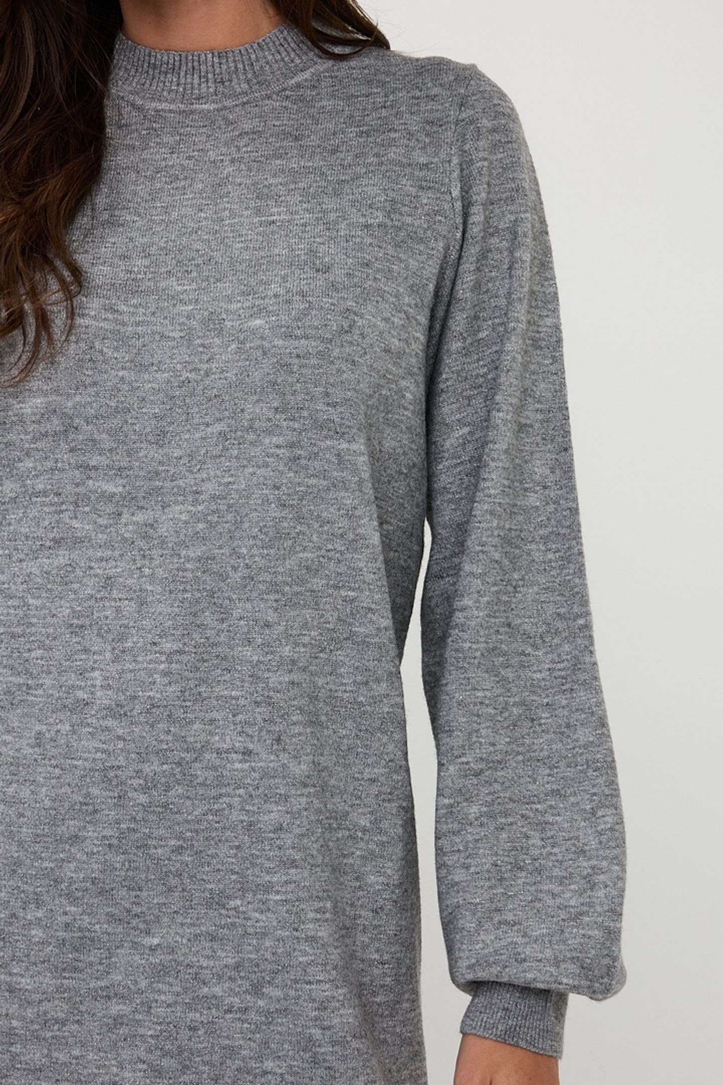 DRESS LUREX GREY MELANGE 8