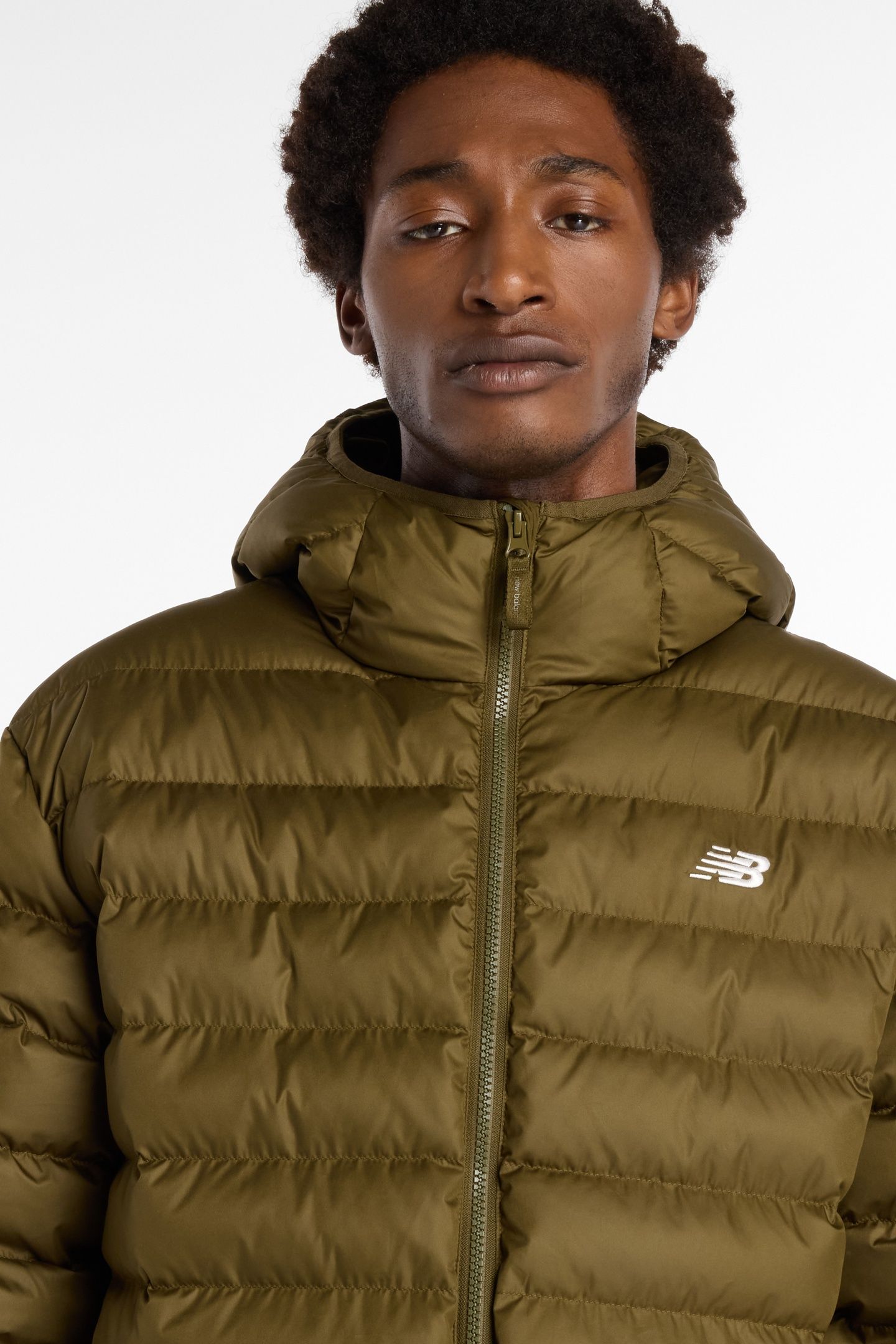 SPORT ESSENTIALS HOODED PUFFER WOODLAND 5