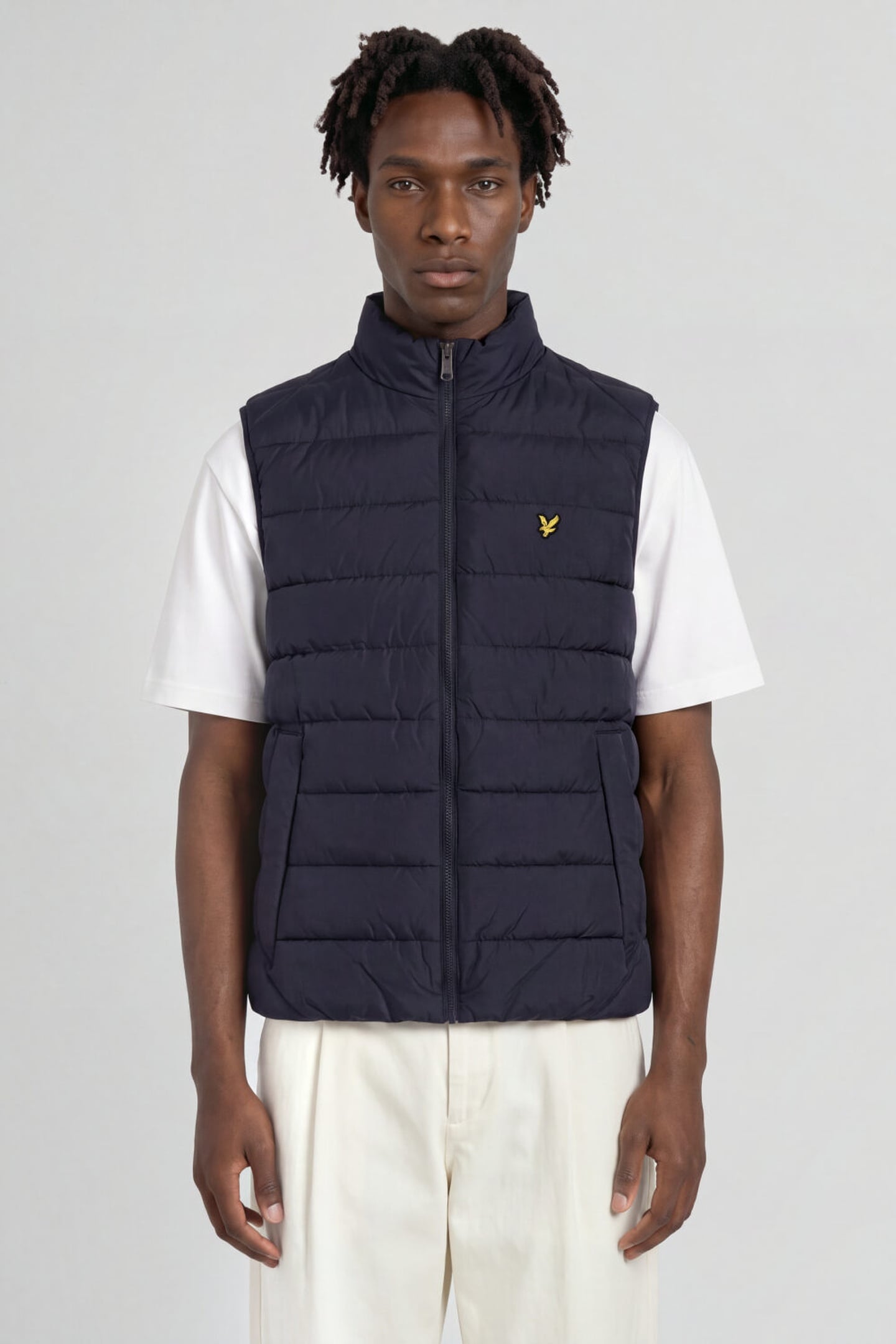 QUILTED PUFFER GILET BLUE NIGHT 1