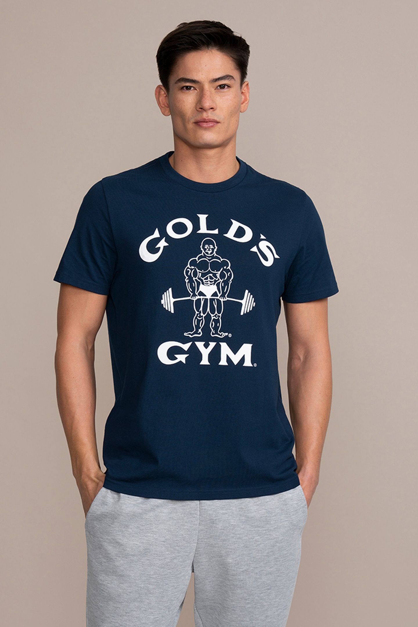 CLASSIC JOE CREW NECK TEE NAVY 1