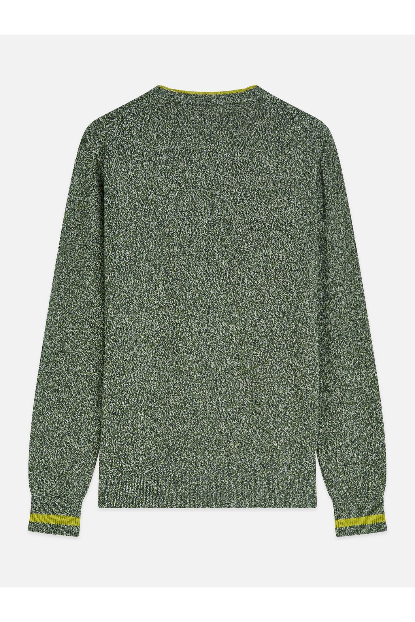 MELANGE REGULARFIT PULLOVER DARK GREEN 2