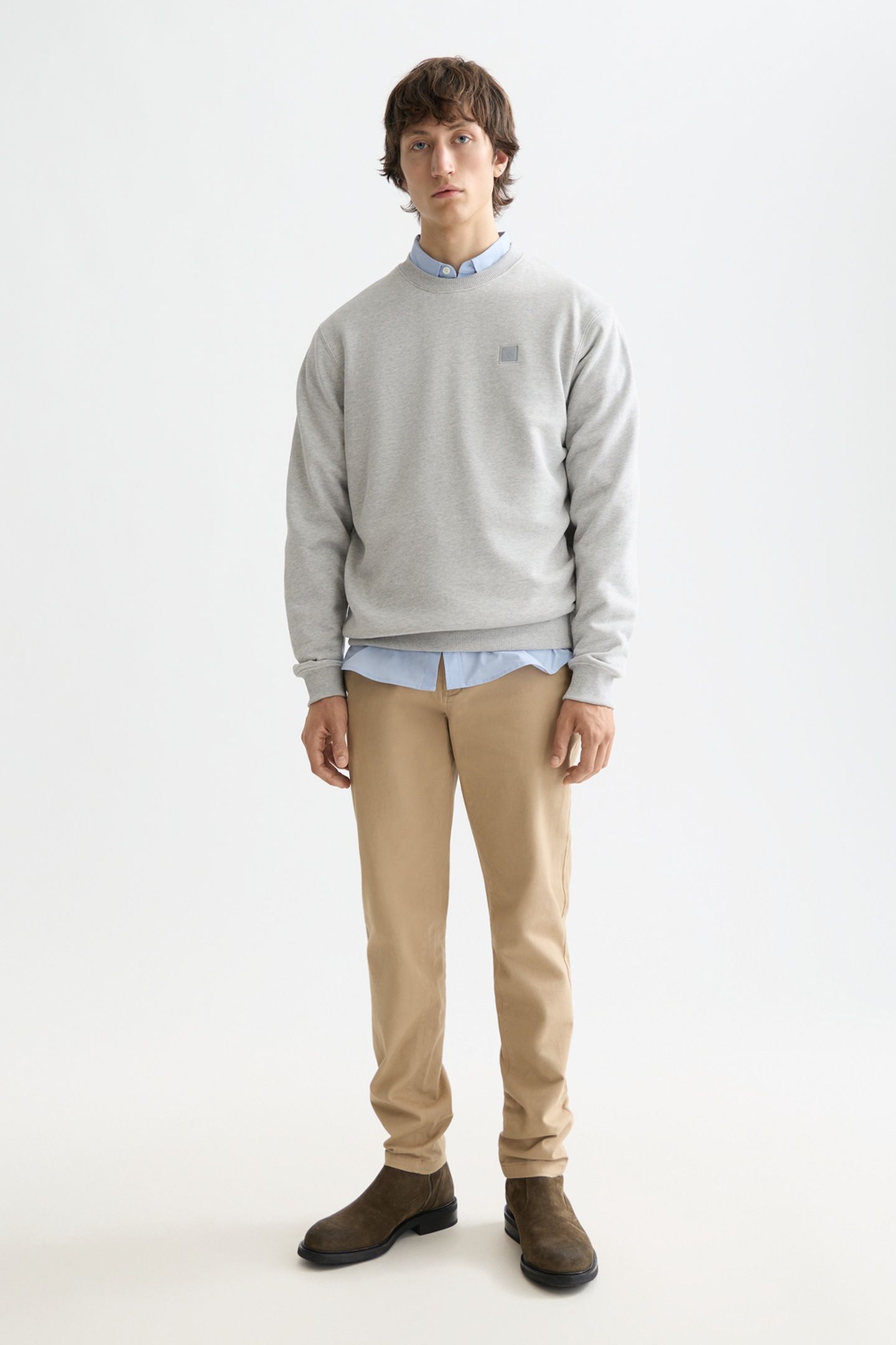 MOTT COTTON-BLEND TWILL CHINO MEDIUM BEIGE 3