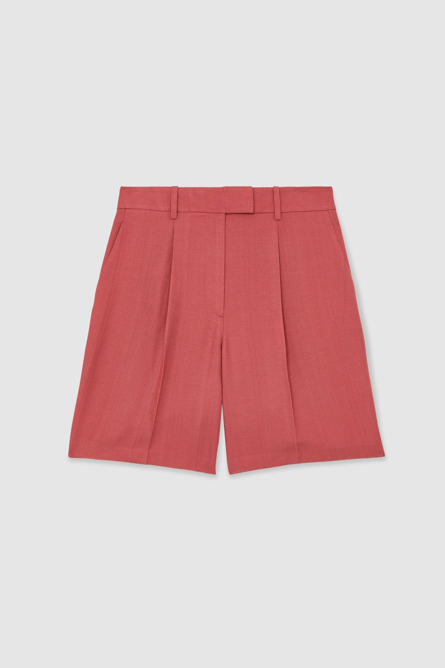 TAILORED BERMUDA SHORT BURNT RED 3