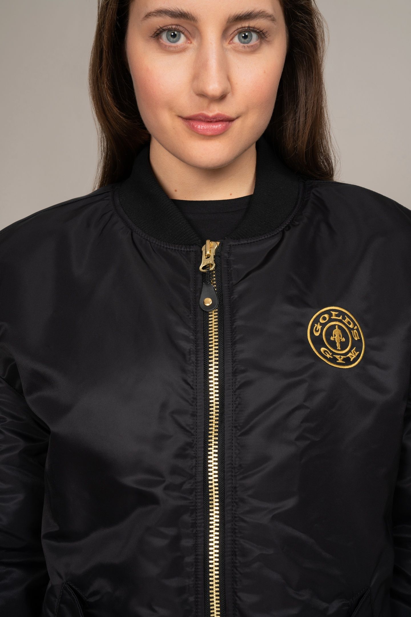 DAMEN WEIGHT PLATE BOMBER JACKET BLACK 5