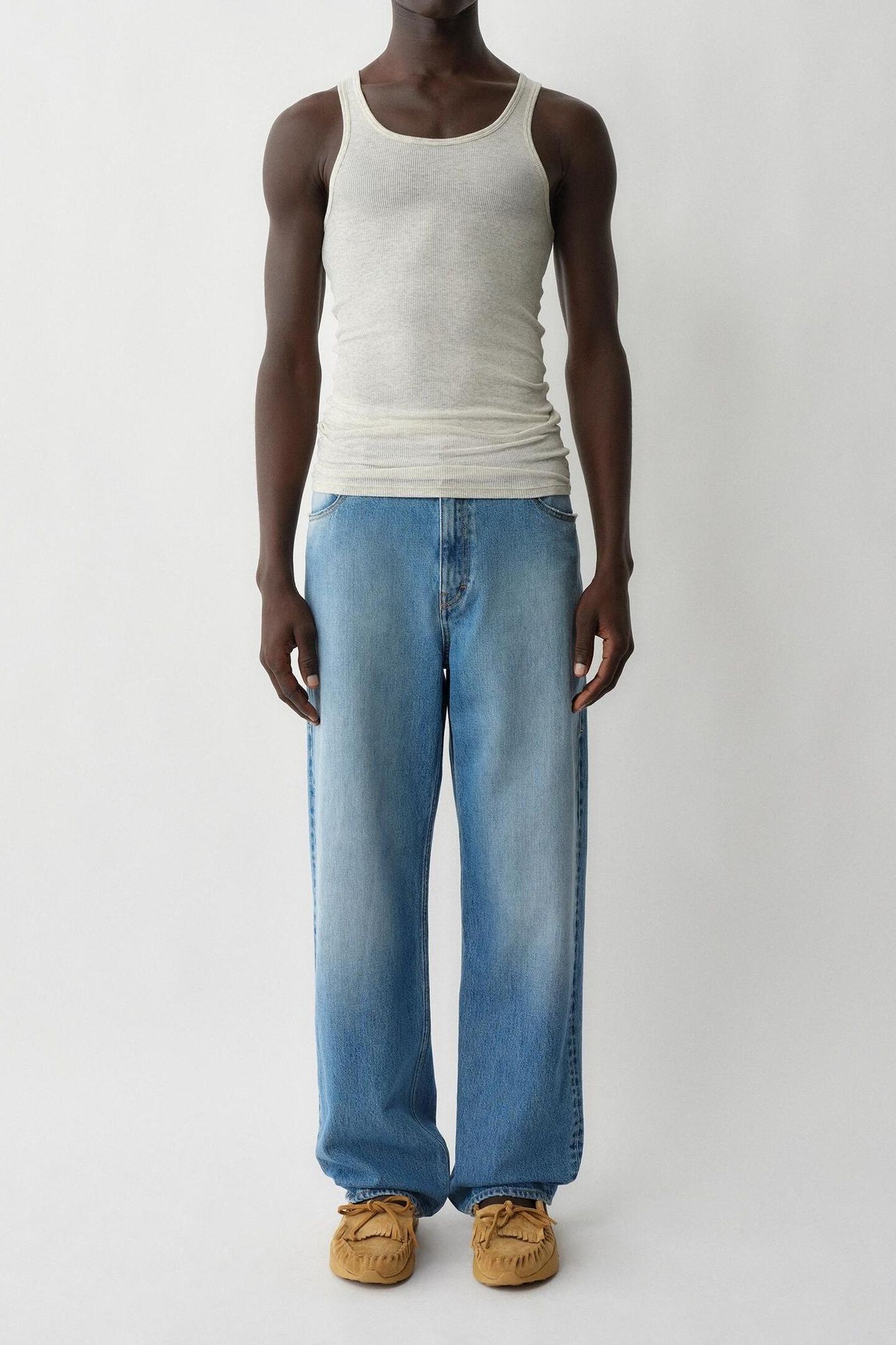 WALTER TANK TOP OYSTER MELANGE 2