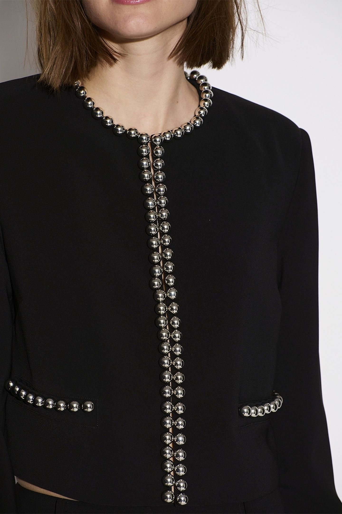 VIRGO BEAD BLAZER RAVEN 6