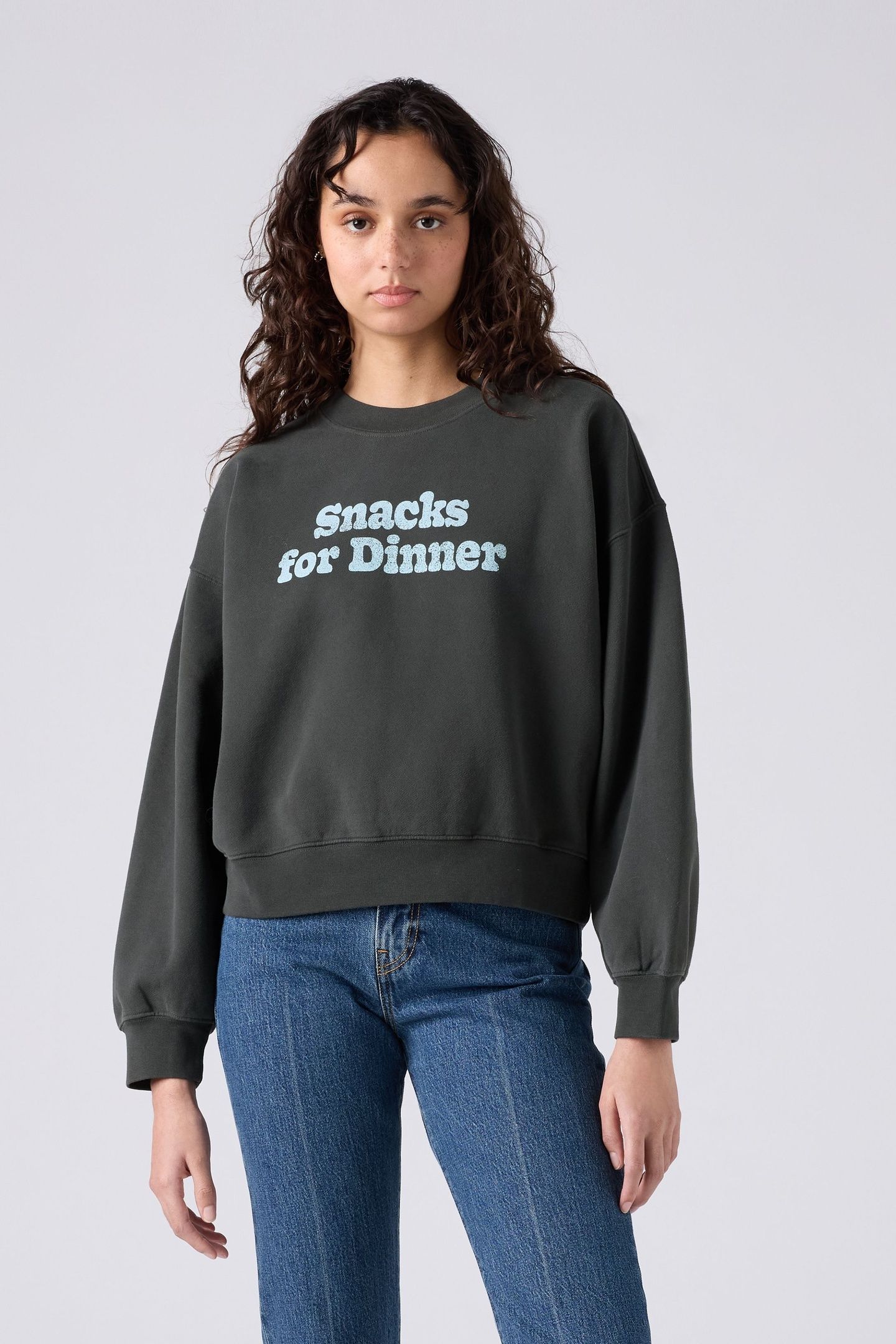 GRAPHIC VINTAGE BOXY CREWNECK SWEATSHIRT 2