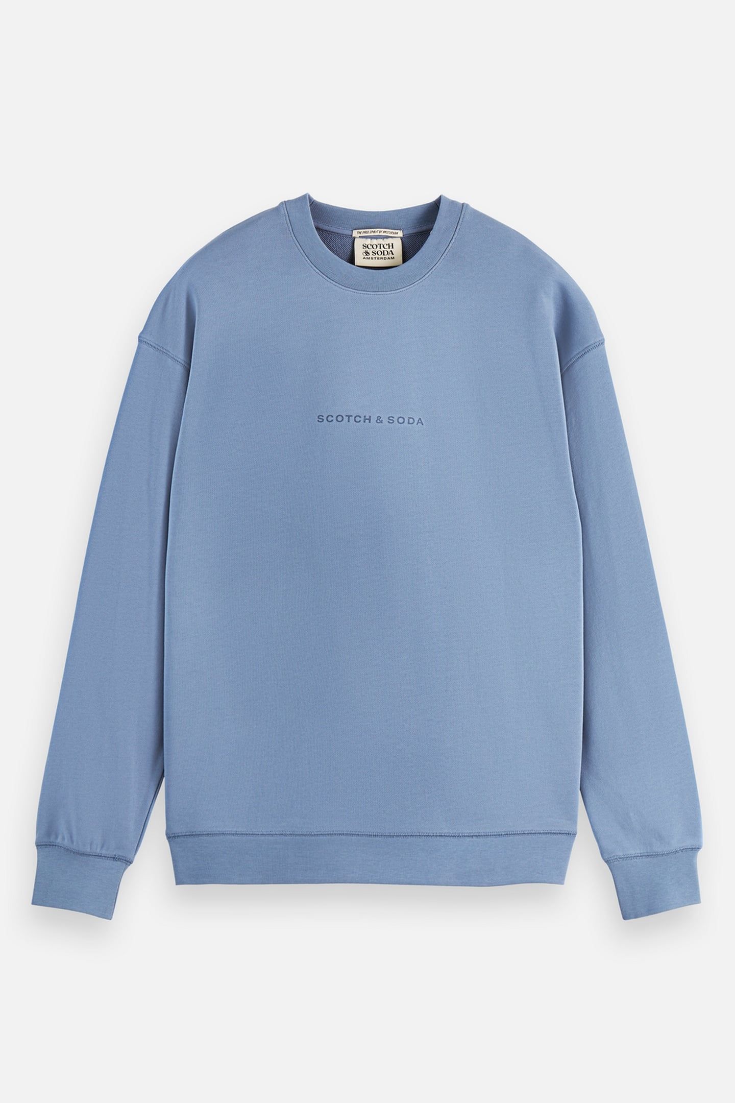 SEASONAL CORE FRONT CHEST LOGO RELAXED-FIT SWEATSHIRT NAVY 4