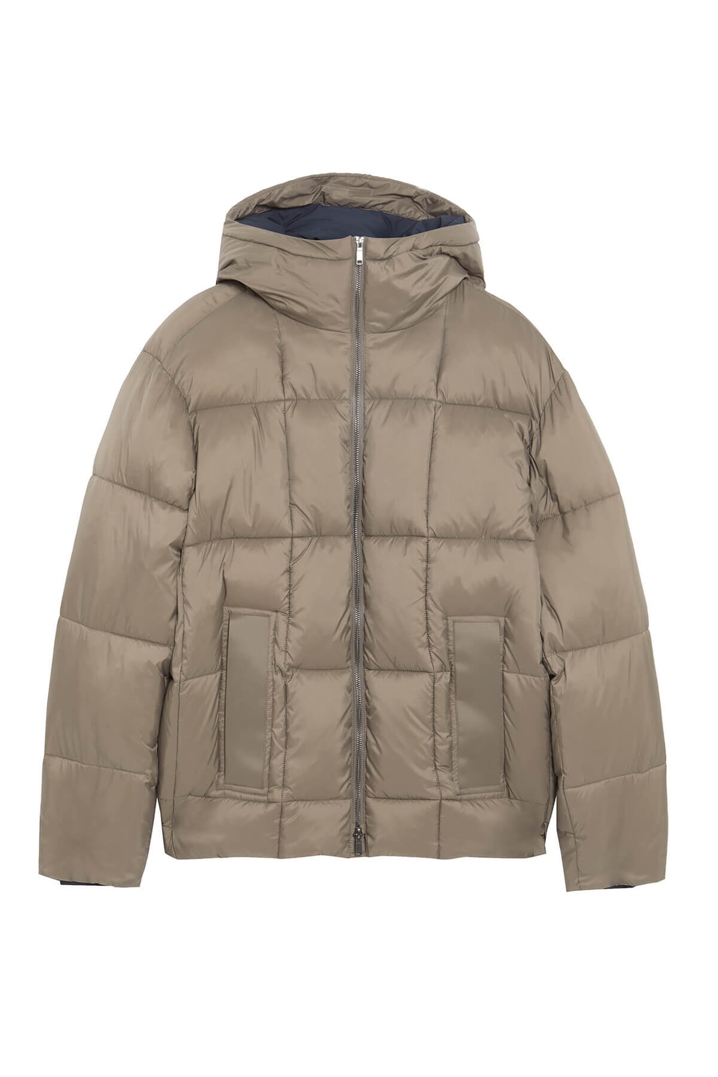 SQUARE WADDED COCOON JACKET FALCON 4