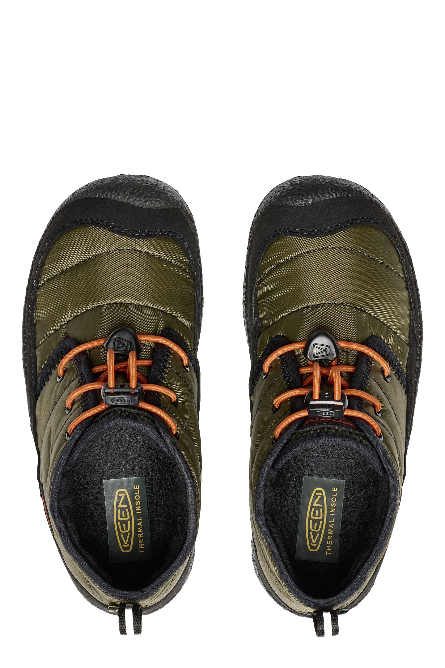 HOWSER II CHUKKA WP-Y DARK OLIVE/GOLD FLAME 6