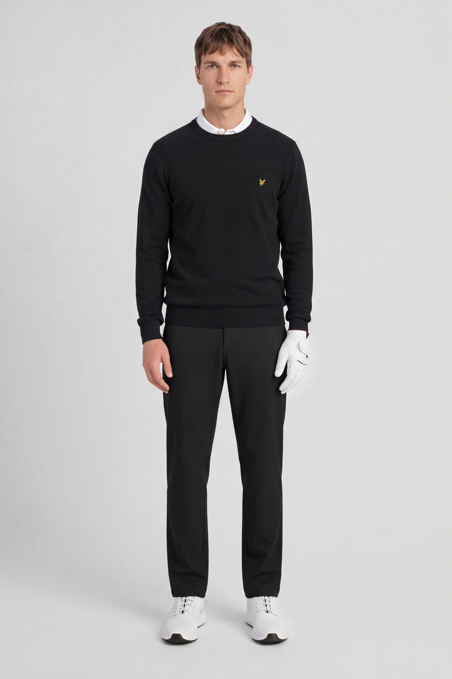 GOLF 1874 CREW NECK PULLOVER JET BLACK 7