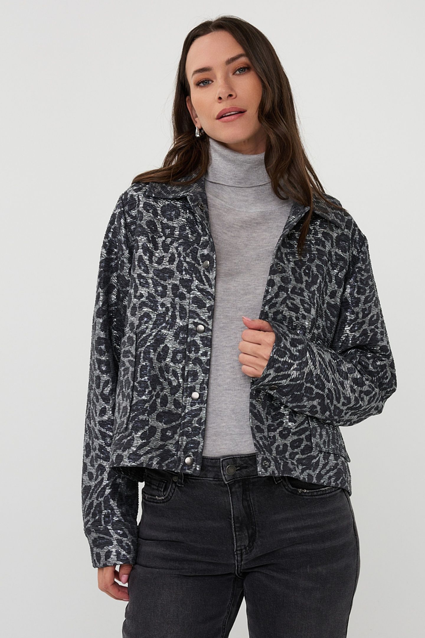 JACKET LEOPARD ANTHRACITE 2