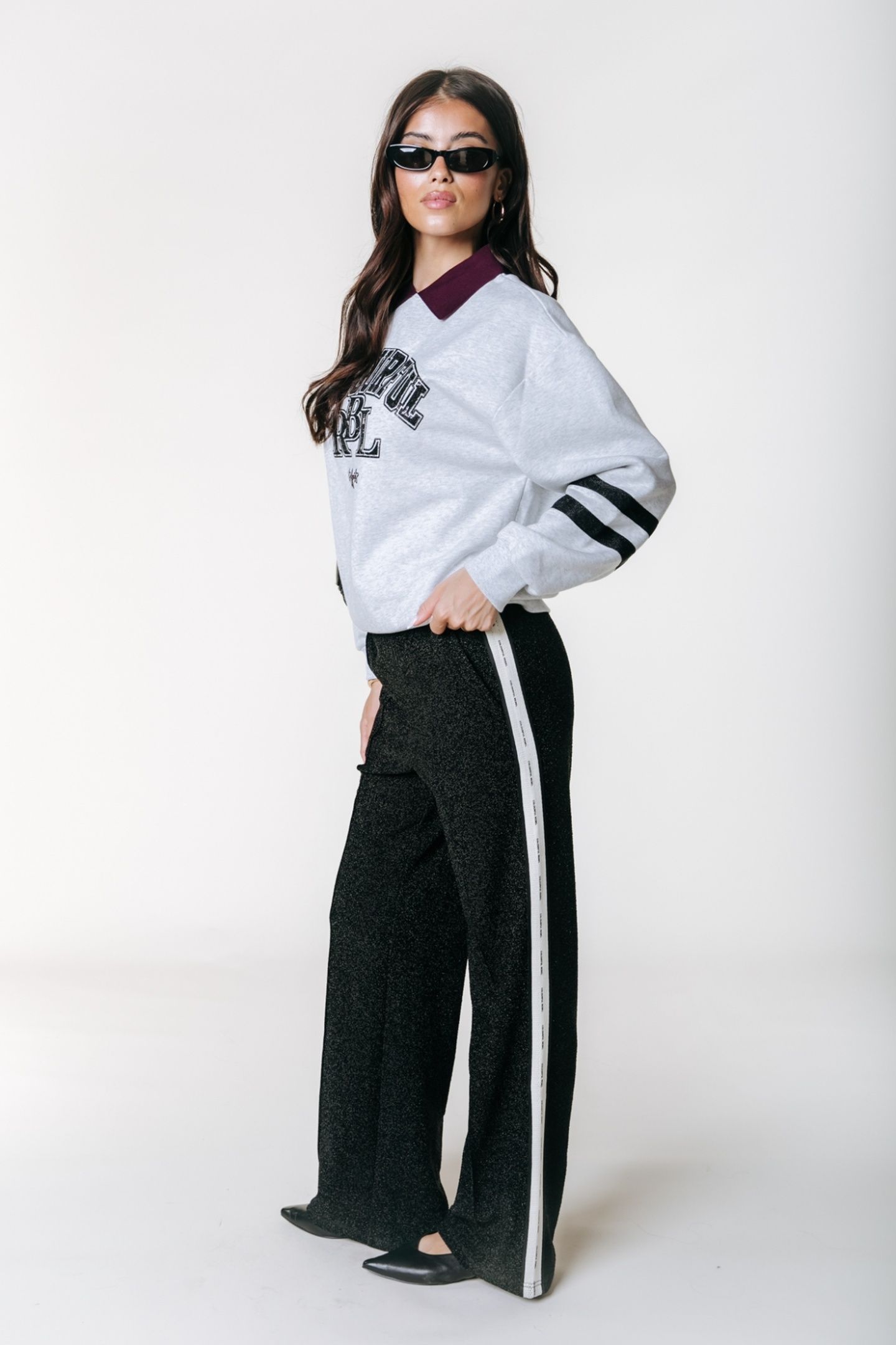 VELLA LUREX SPORT PANTS BLACK 4