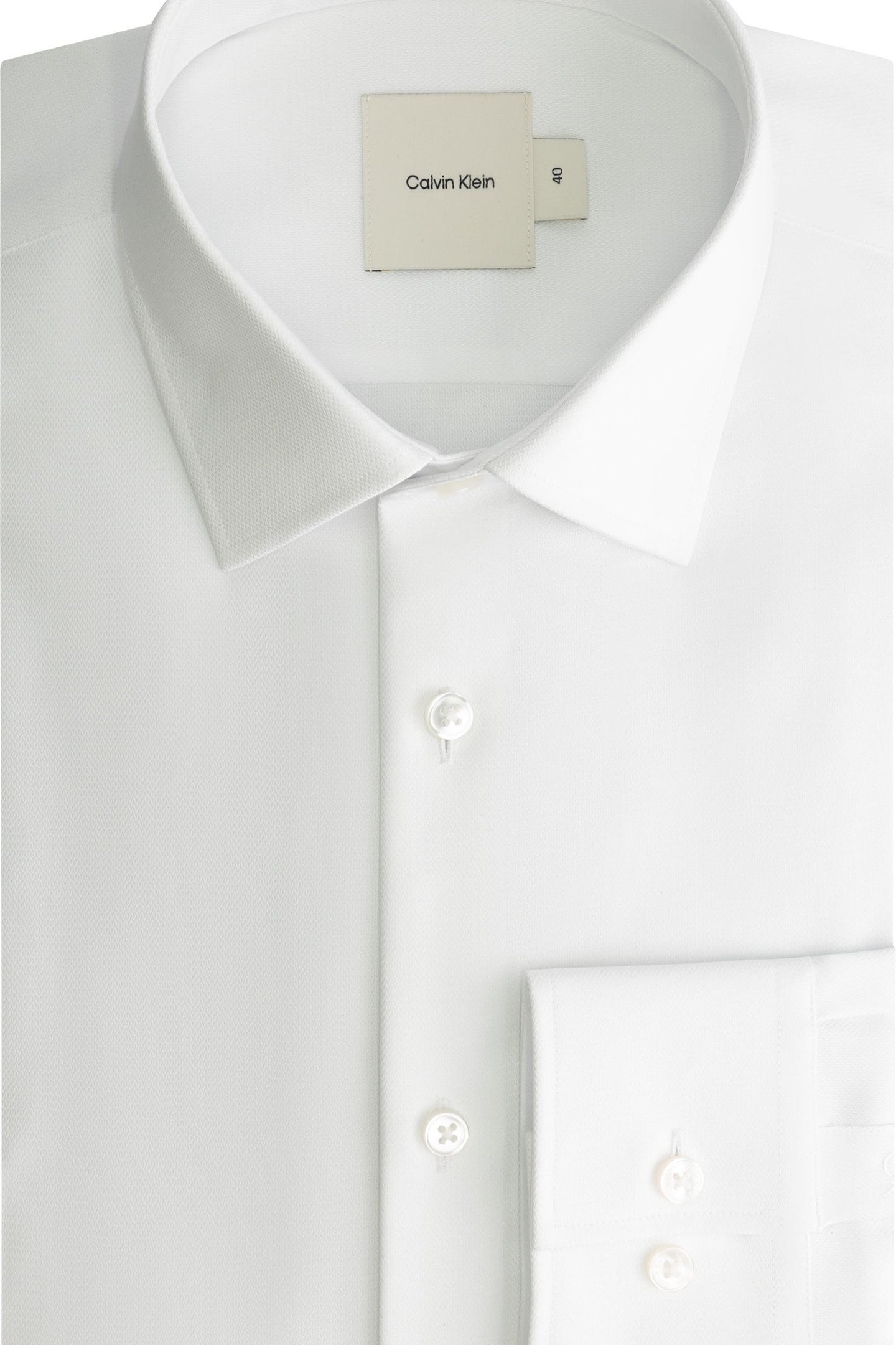 SLIM REF COTTON SHIRT WHITE 4