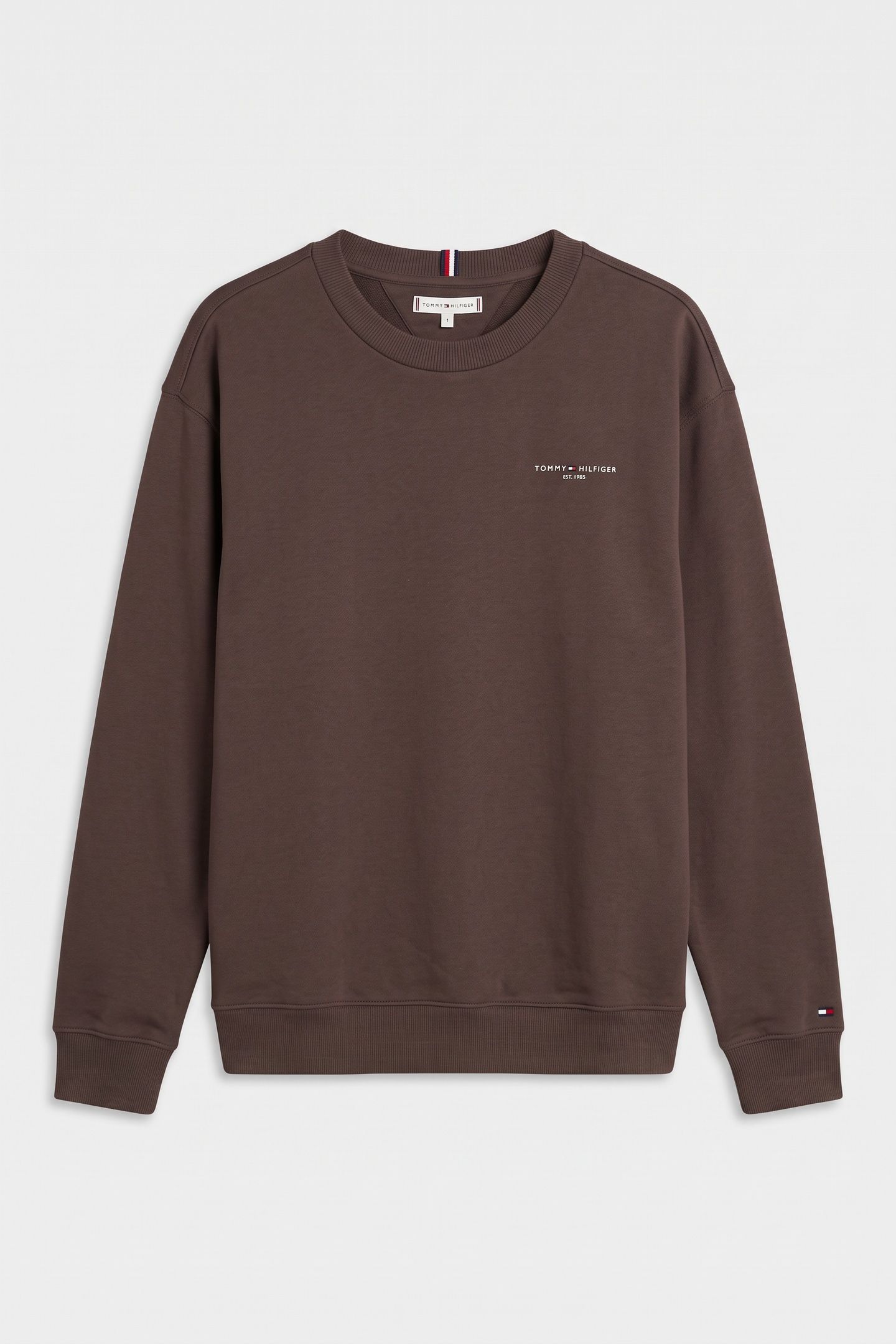 UNISEX MINI CORP C-NECK SWEATER BLACK WALNUT 2