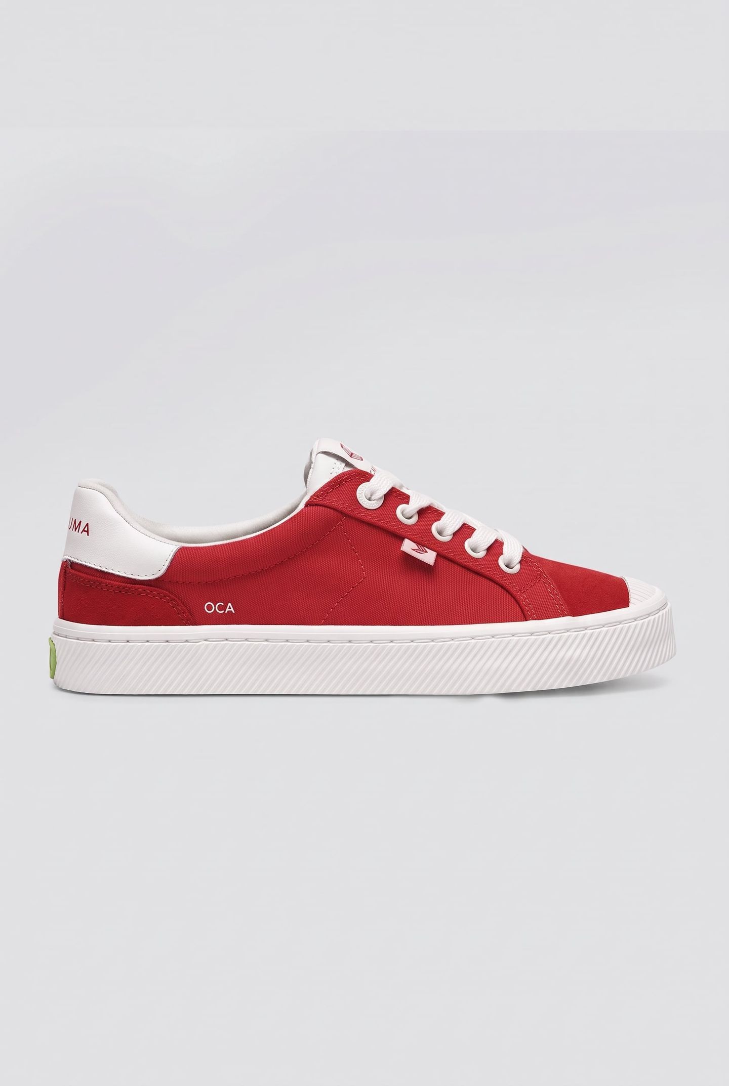 OCA NYLON AND SUEDE SCARLET RED 1