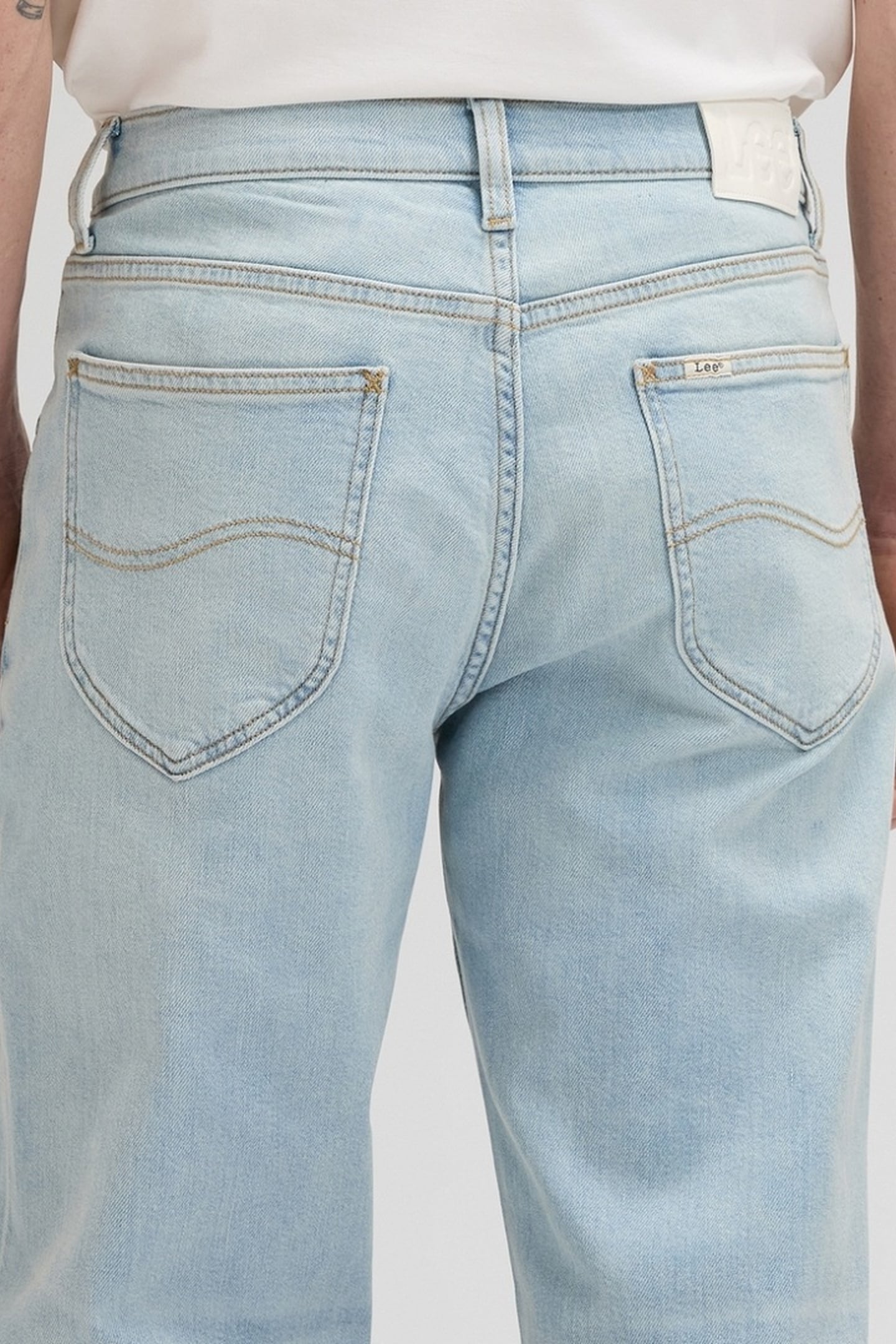 HADEN LIGHT RAIN RELAXED STRAIGHT JEANS DENIM BLUE 5