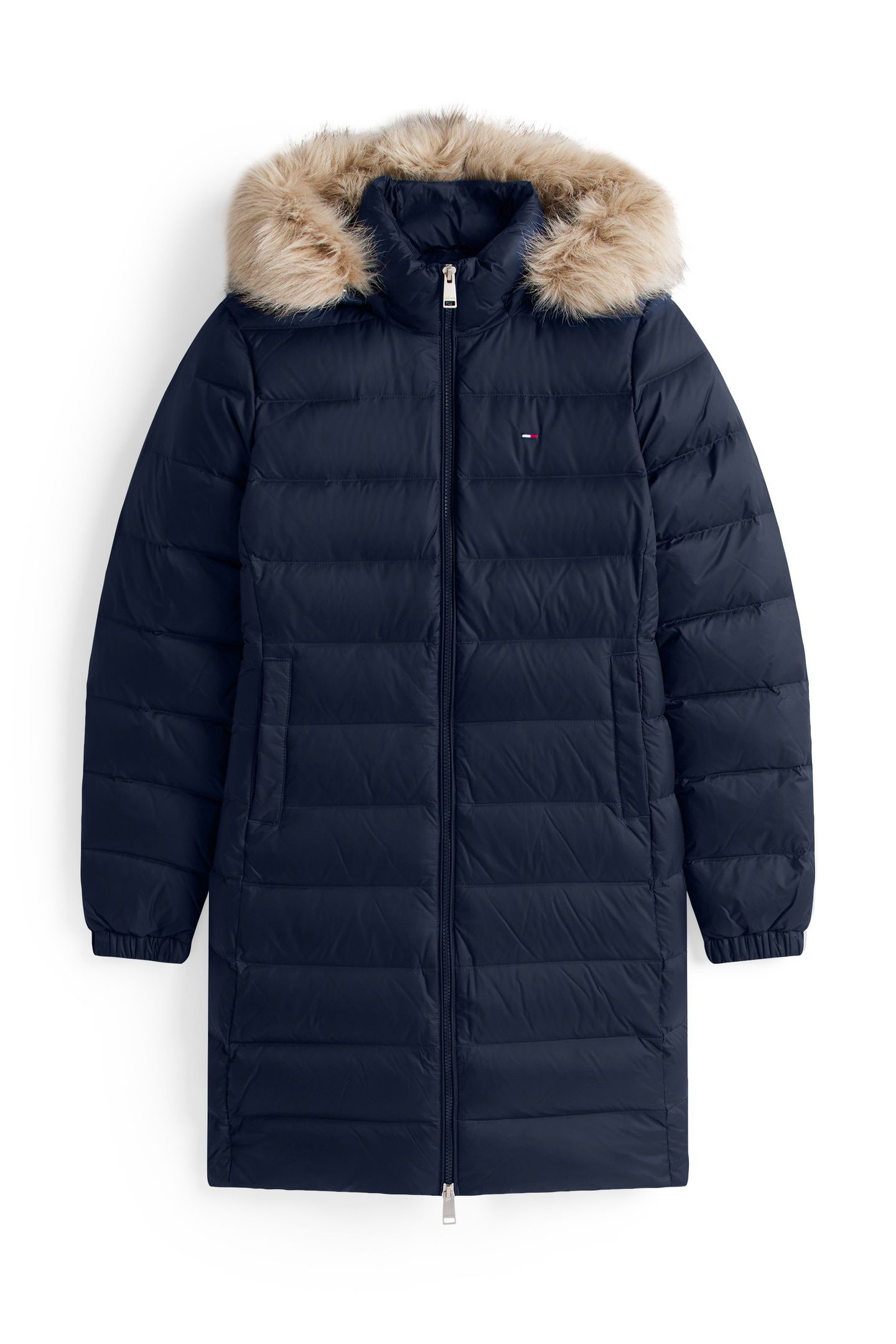 ESSENTIAL HOODED COAT BLUE 4