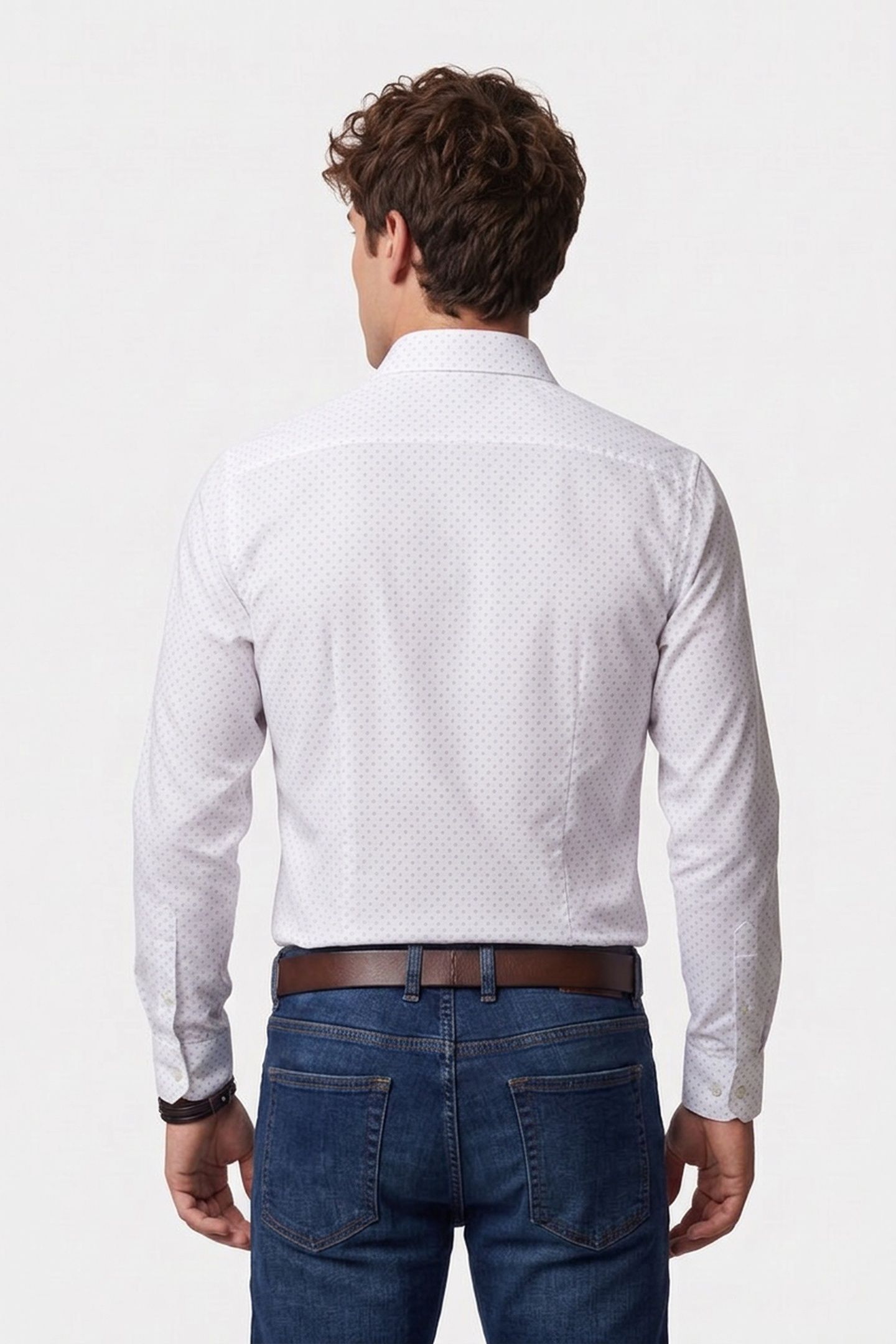 SLIM MID TWILL SHIRT WHITE 2