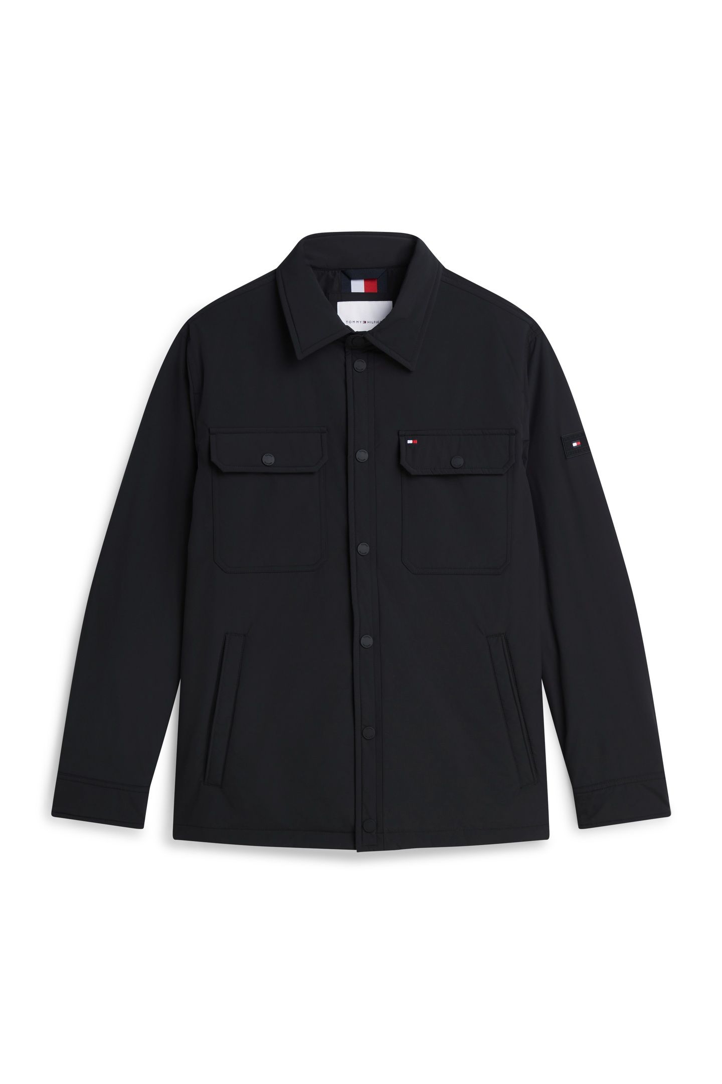 PACKABLE LIGHTWEIGHT SHIRT JACKET BLACK 4