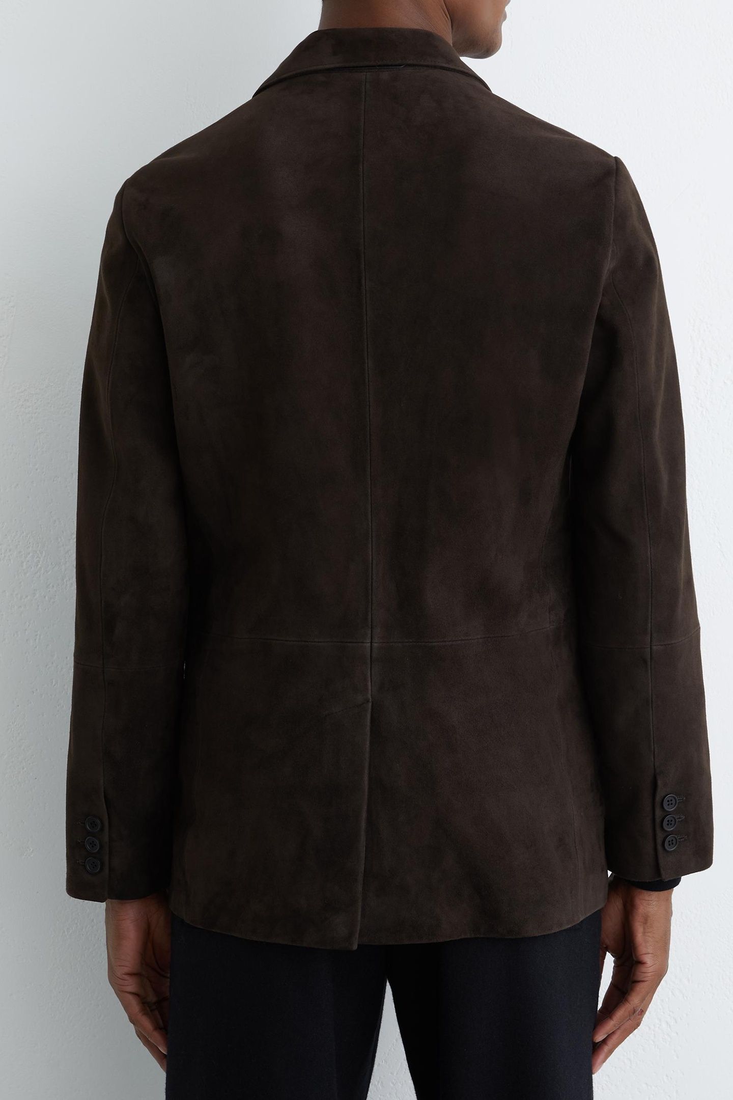 SUEDE BLAZER CHOCOLATE BROWN 4