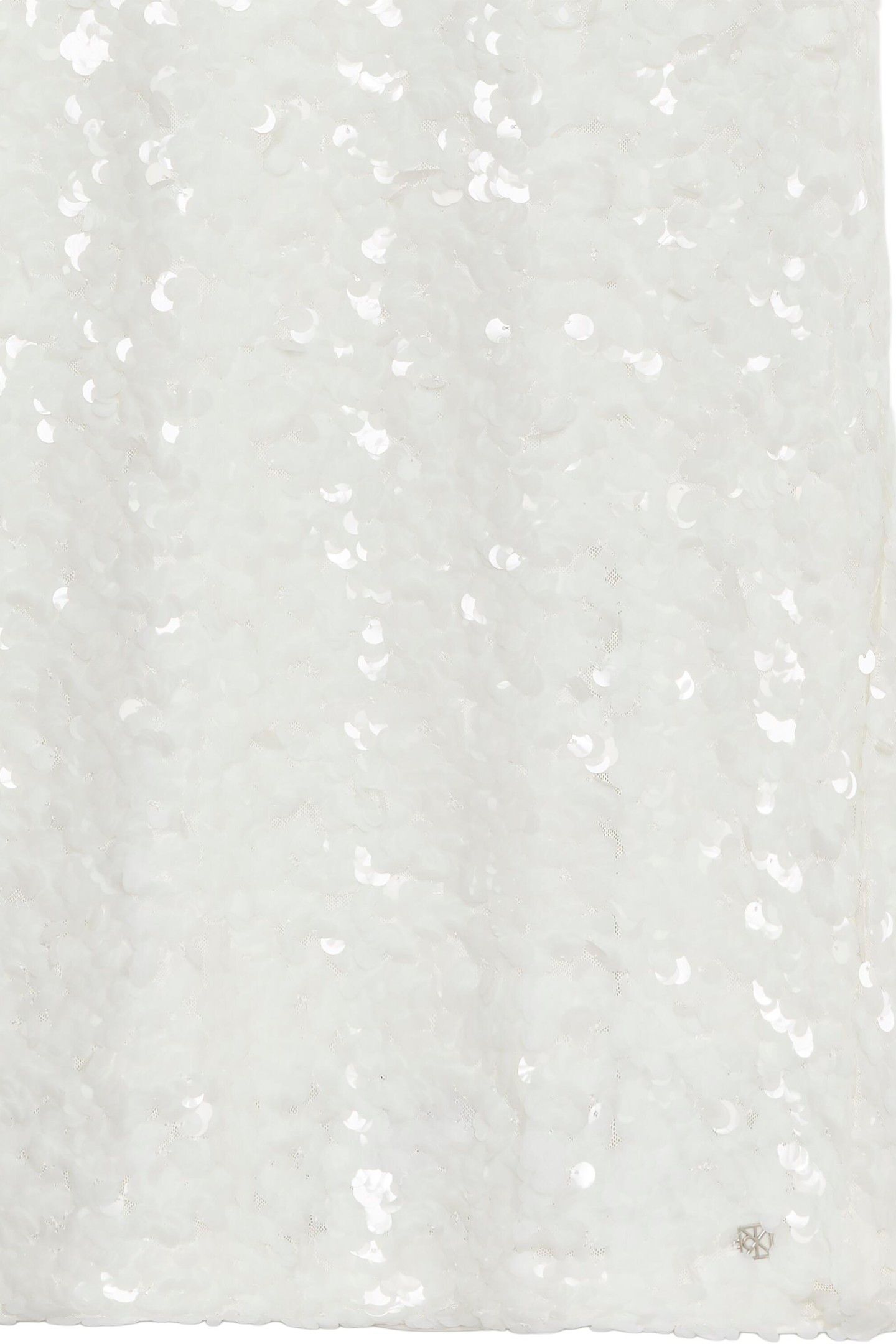 SEQUIN MINI DRESS WHITE GREIGE 3