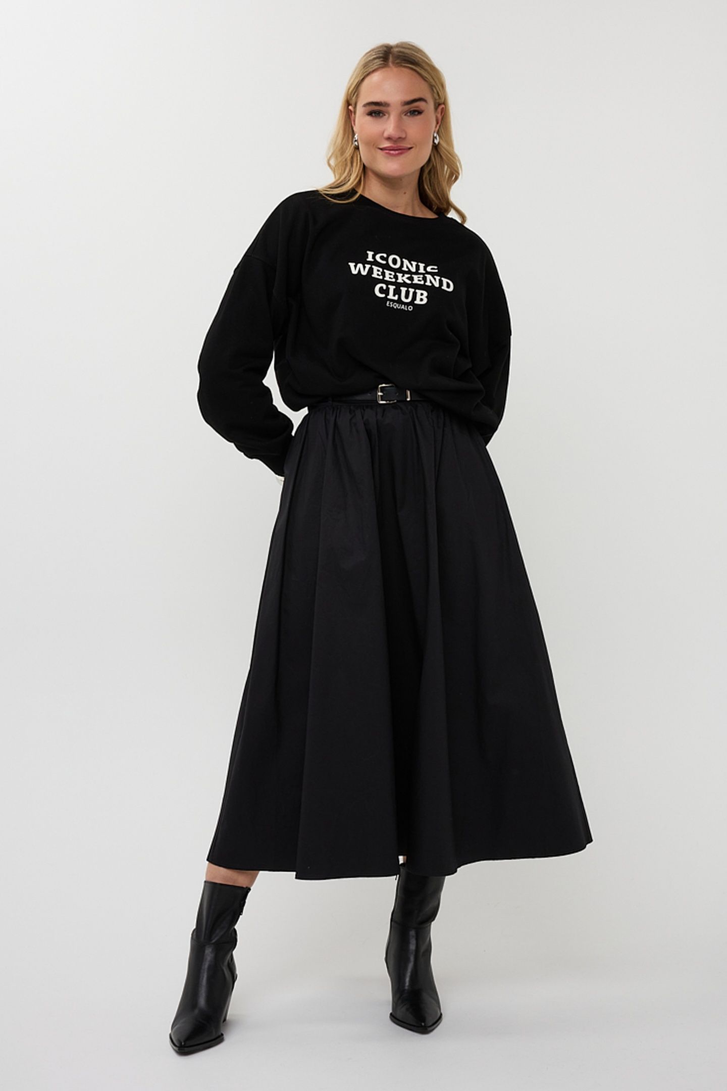 SWEATER "WEEKEND CLUB" BLACK 3
