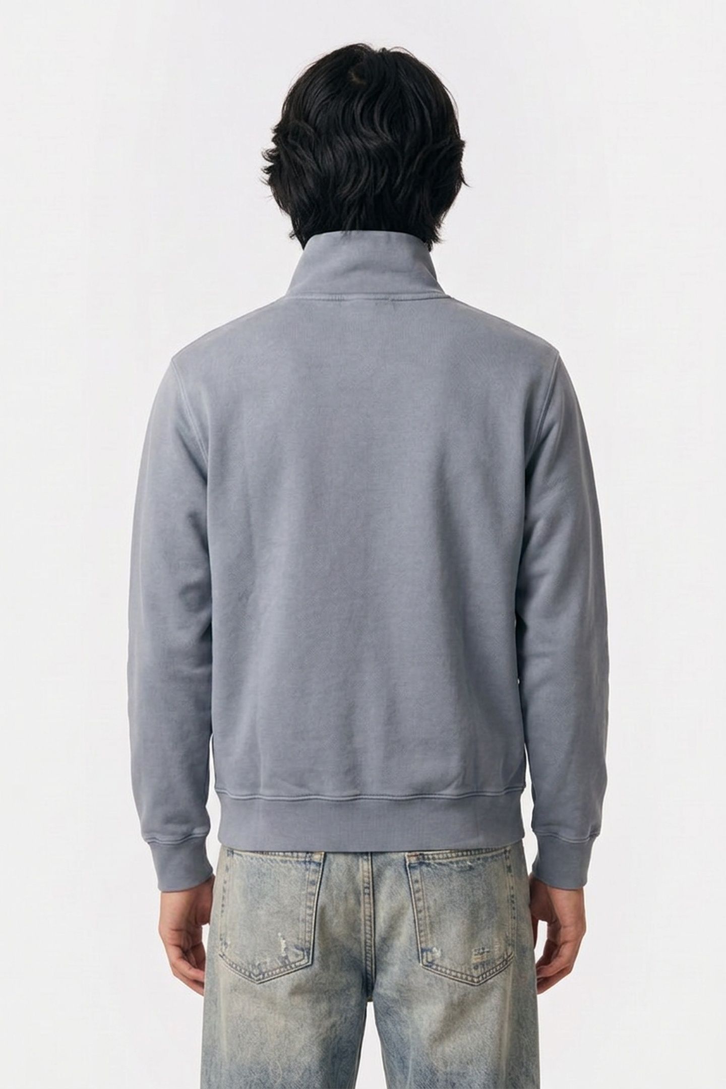 UNISEX TRUCKER JACKET LONG SLEEVE LIGHT BLUE 3