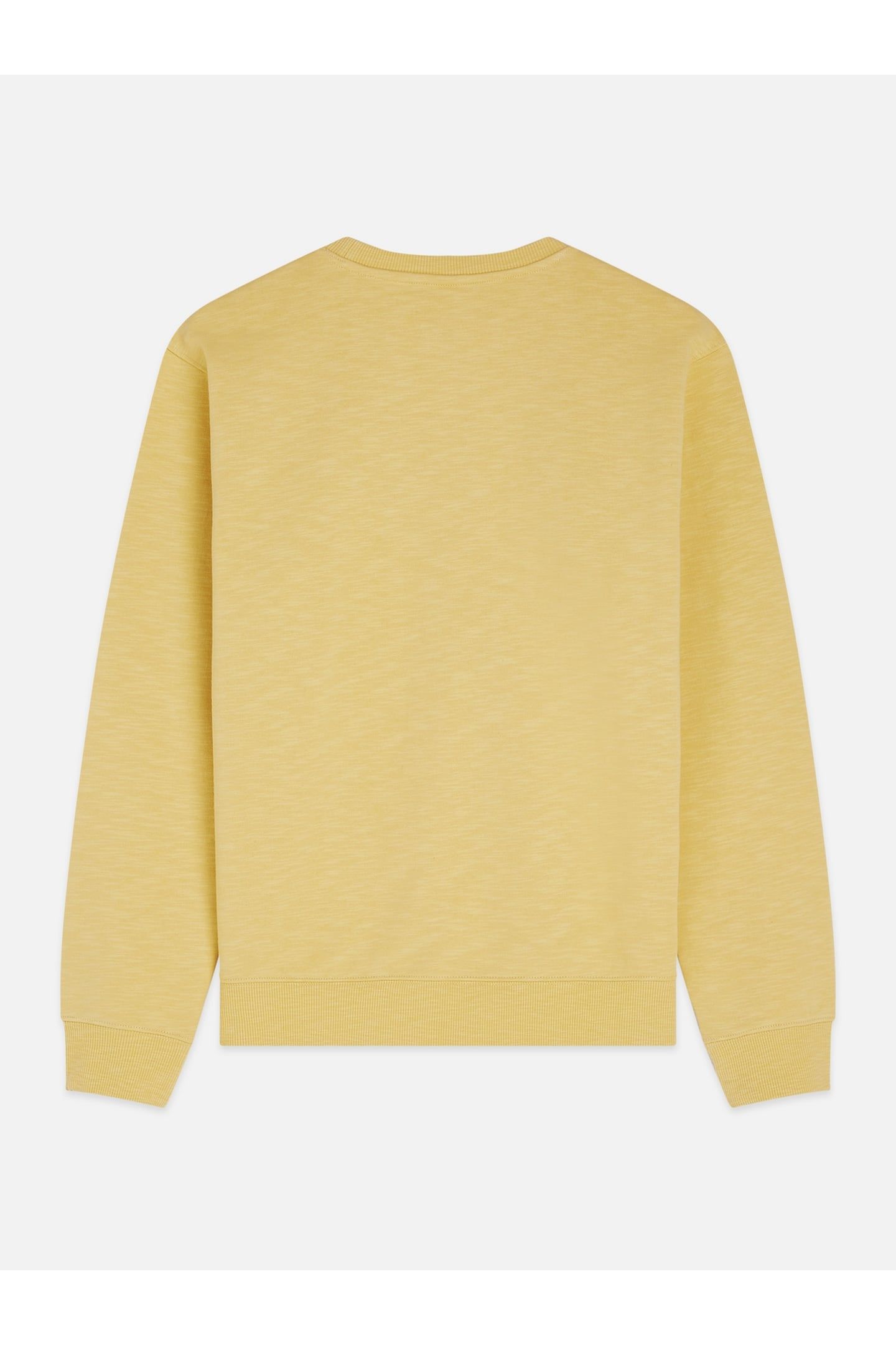 LEFT CHEST LOGO REGULARFIT SWEATSHIRT BRIGHT YELLOW 2