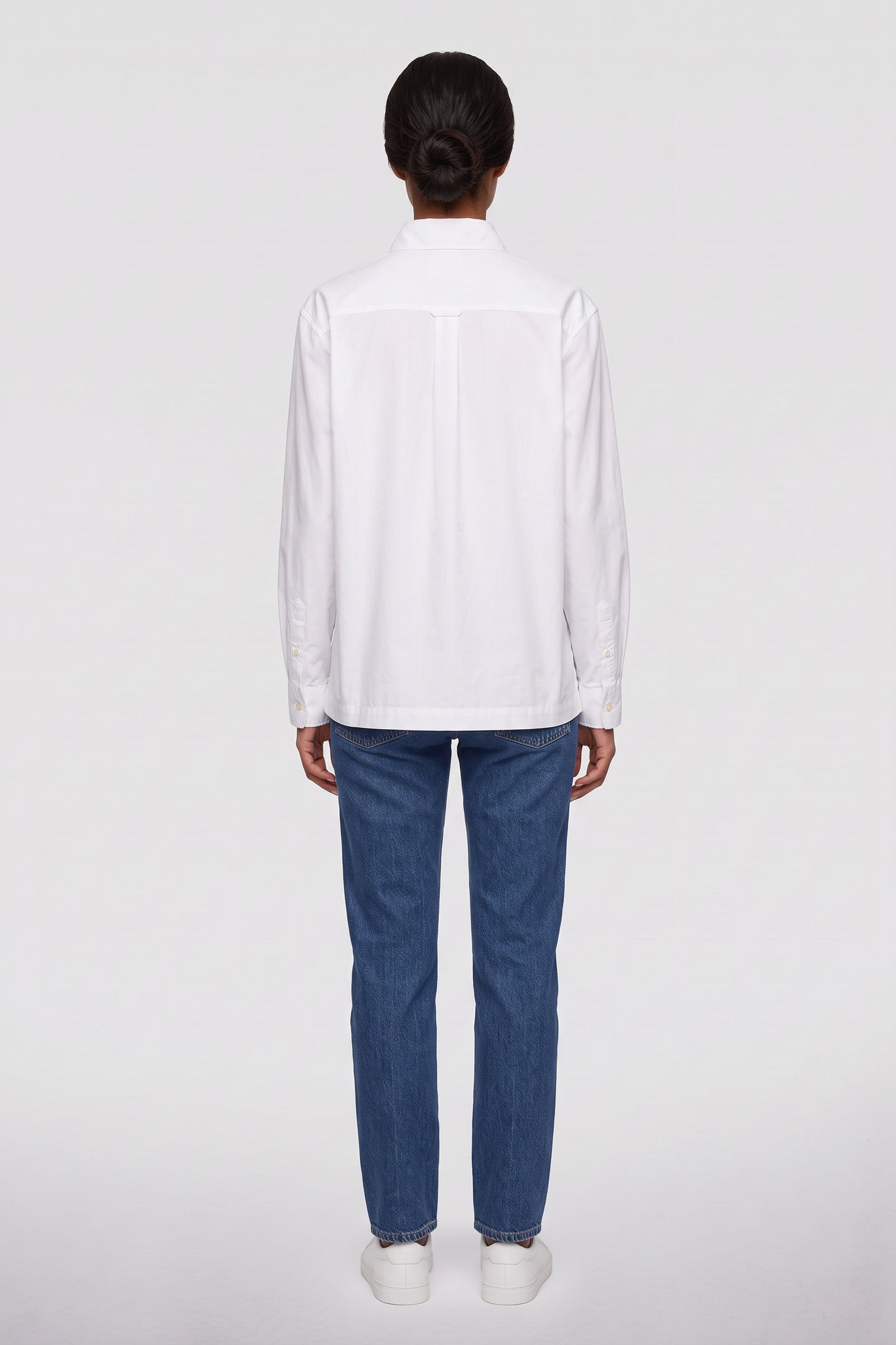THE FREE SPIRIT PEACE BIRD POPLIN SHIRT WHITE 2