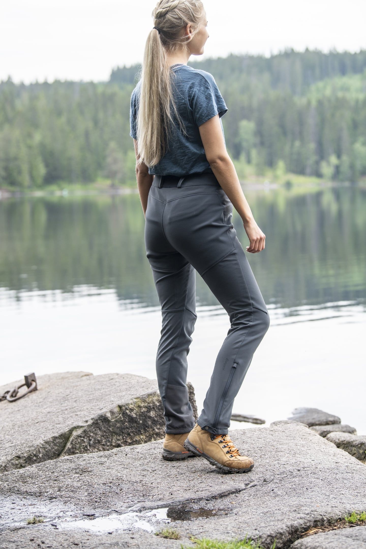 ISTJERN WARM FLEX W PANT SOLID CHARCOAL 2