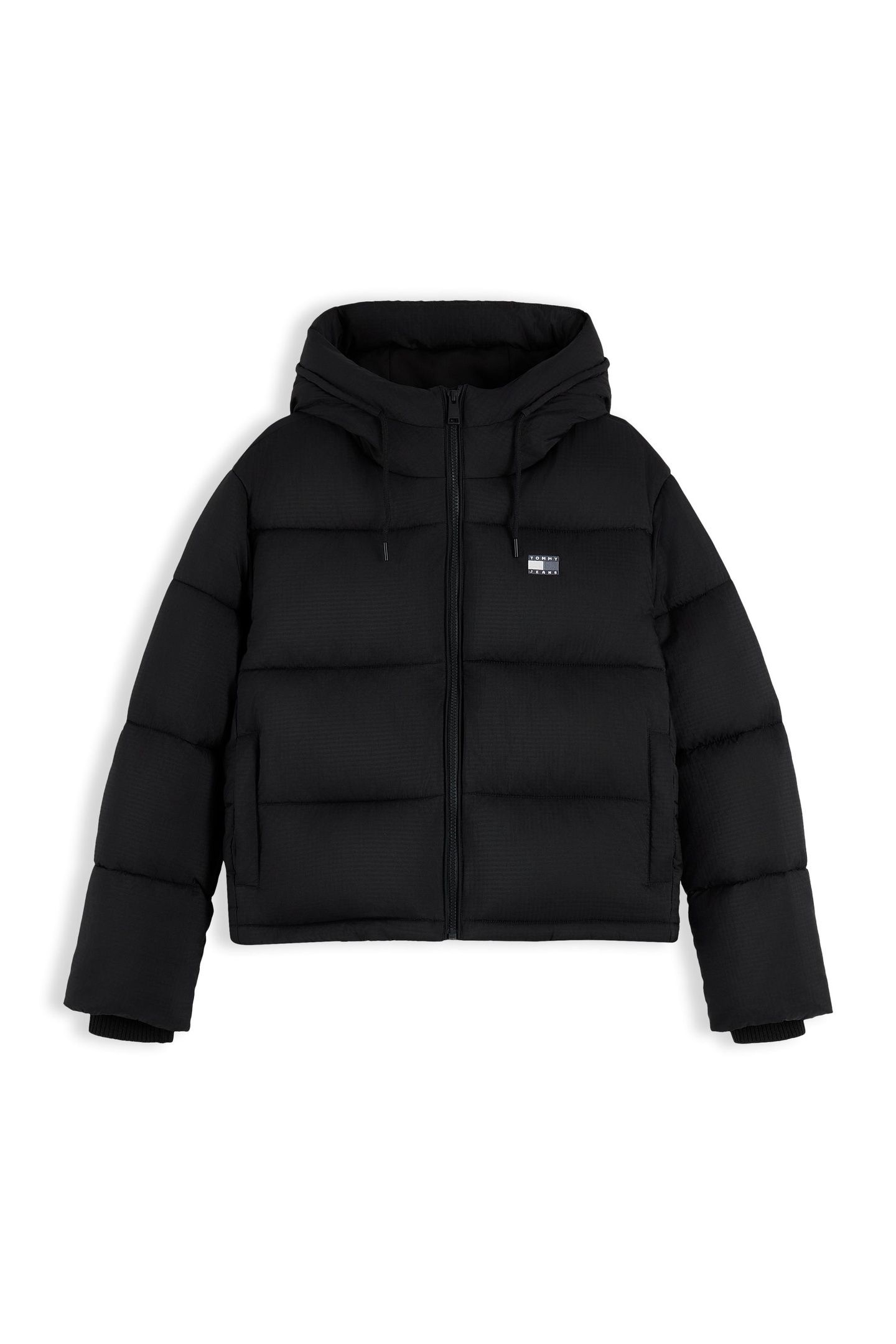 TJW HOODED PUFFER JACKET BLACK 5